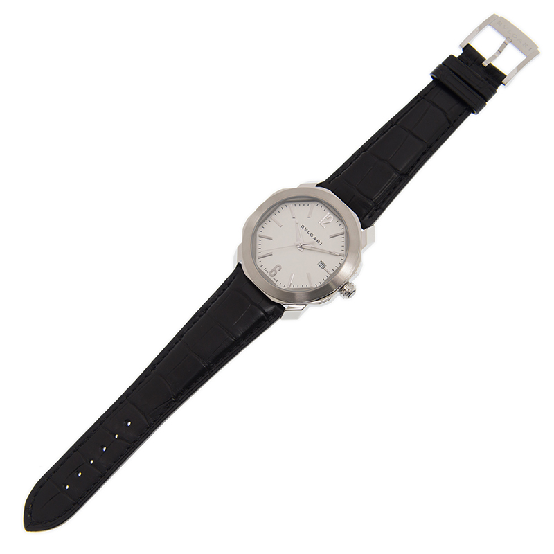Octo Roma Steel White Dial 41mm Product Image 4