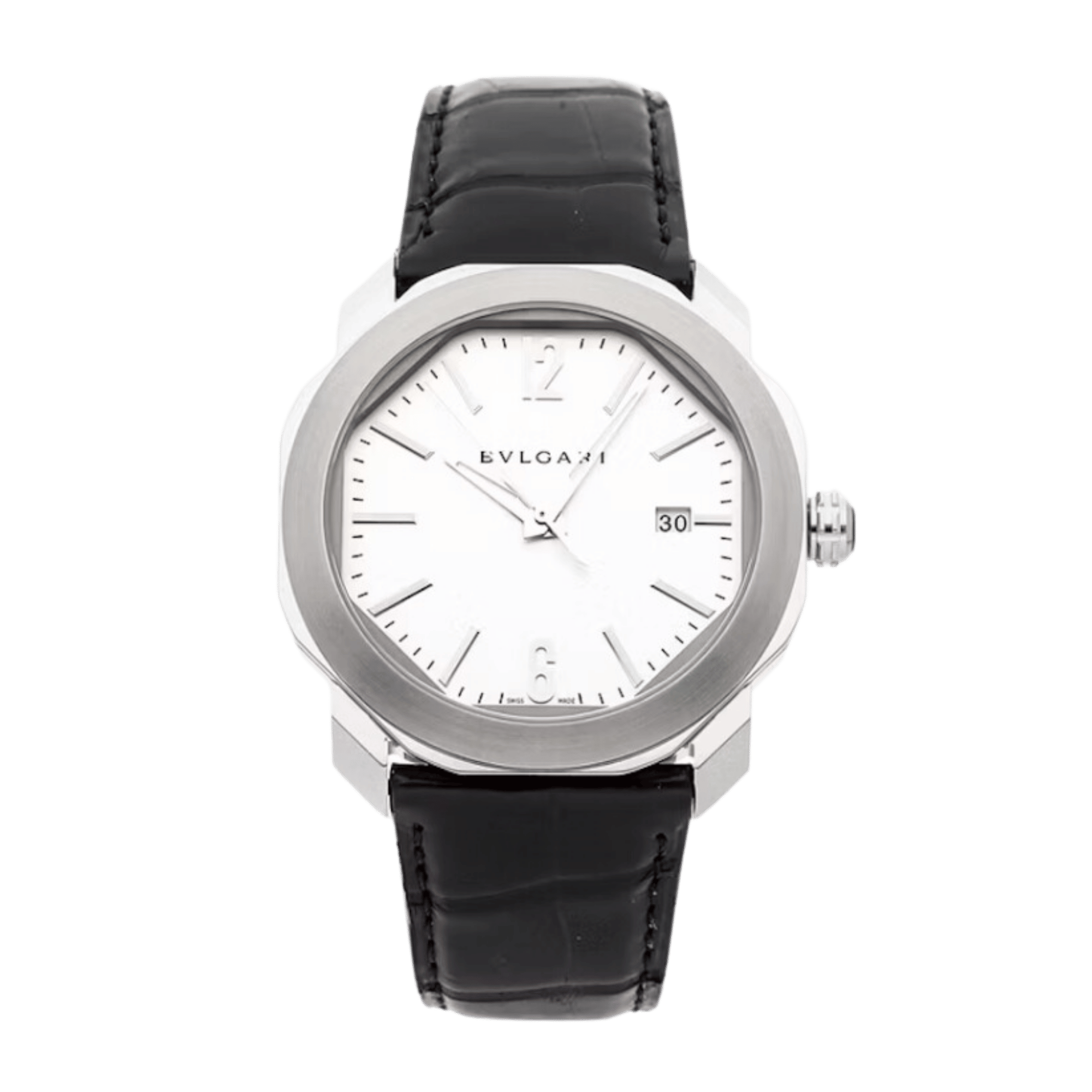 Octo Roma Steel White Dial 41mm Product Image 1