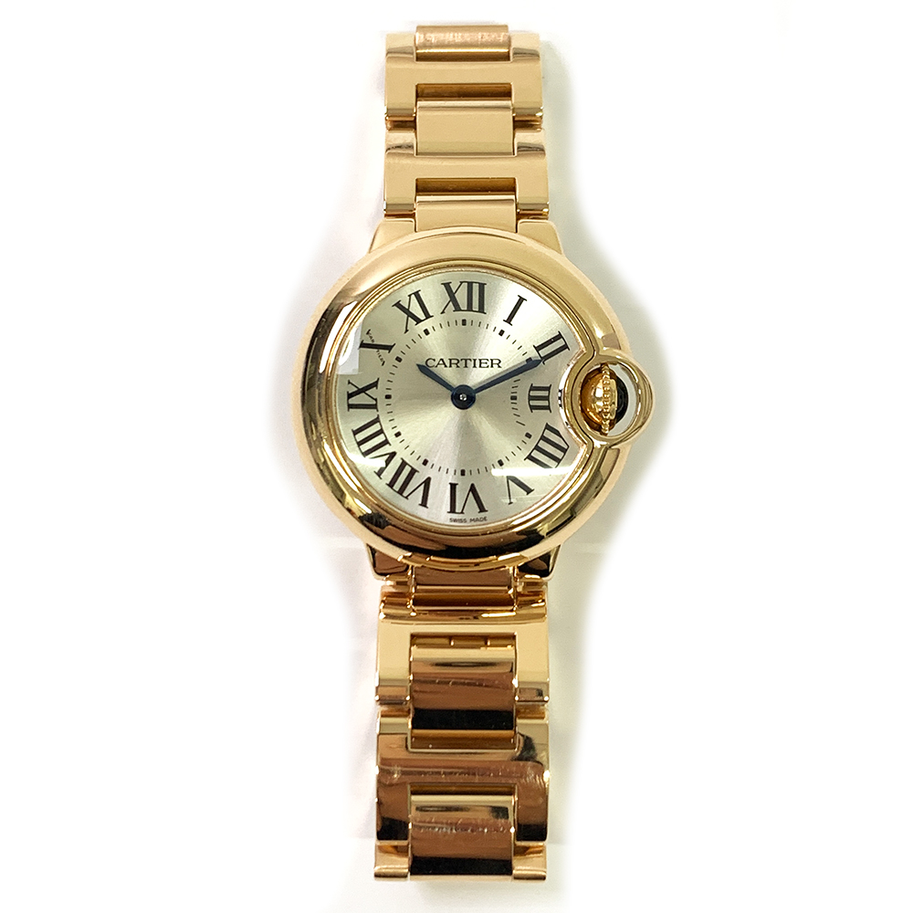 Ballon Bleu de Cartier Rose Gold Silver Dial 28mm Product Image 2