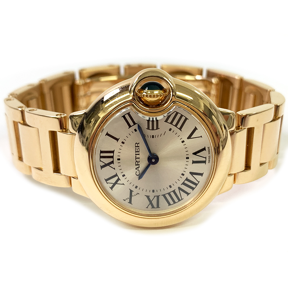 Ballon Bleu de Cartier Rose Gold Silver Dial 28mm Product Image 4