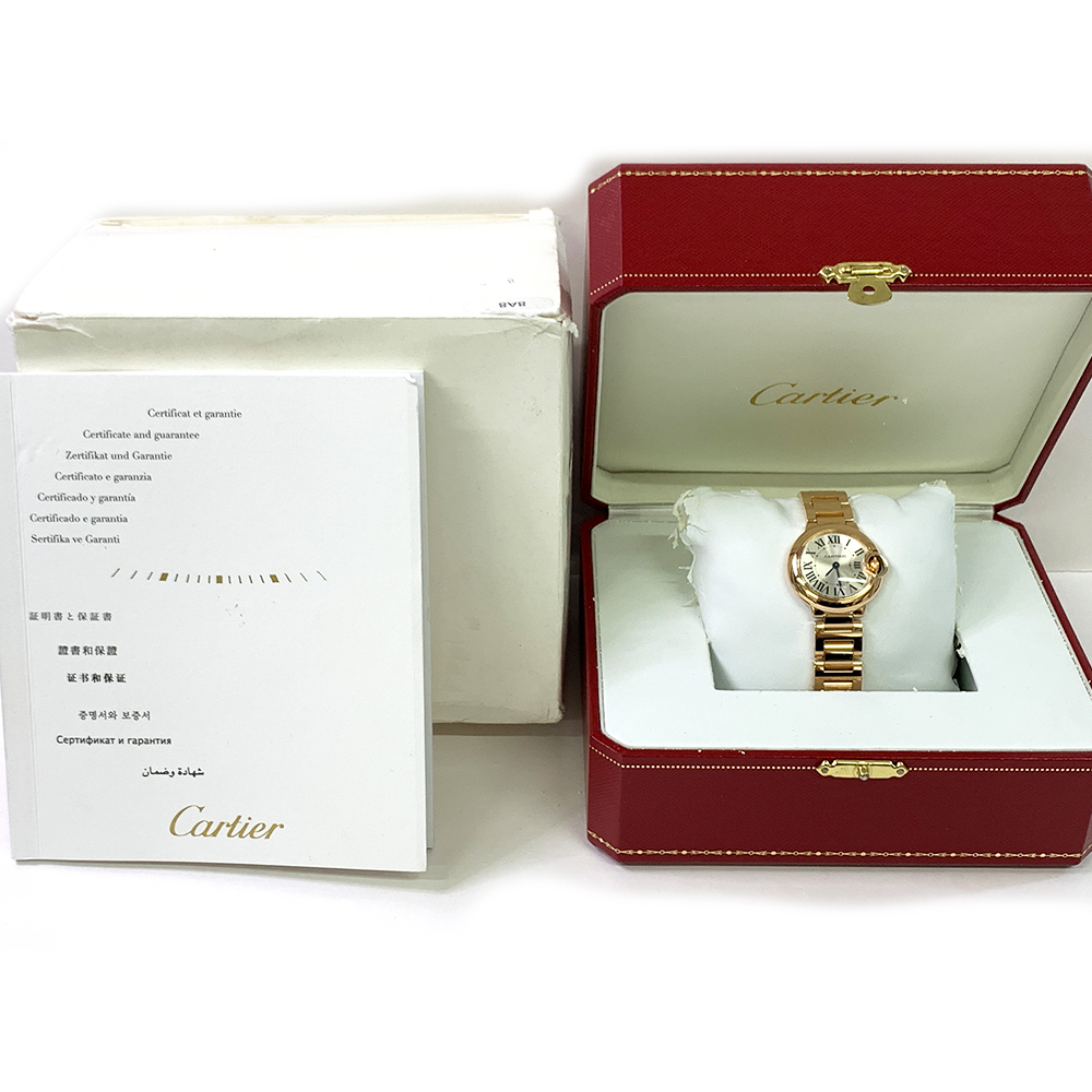 Ballon Bleu de Cartier Rose Gold Silver Dial 28mm Product Image 6