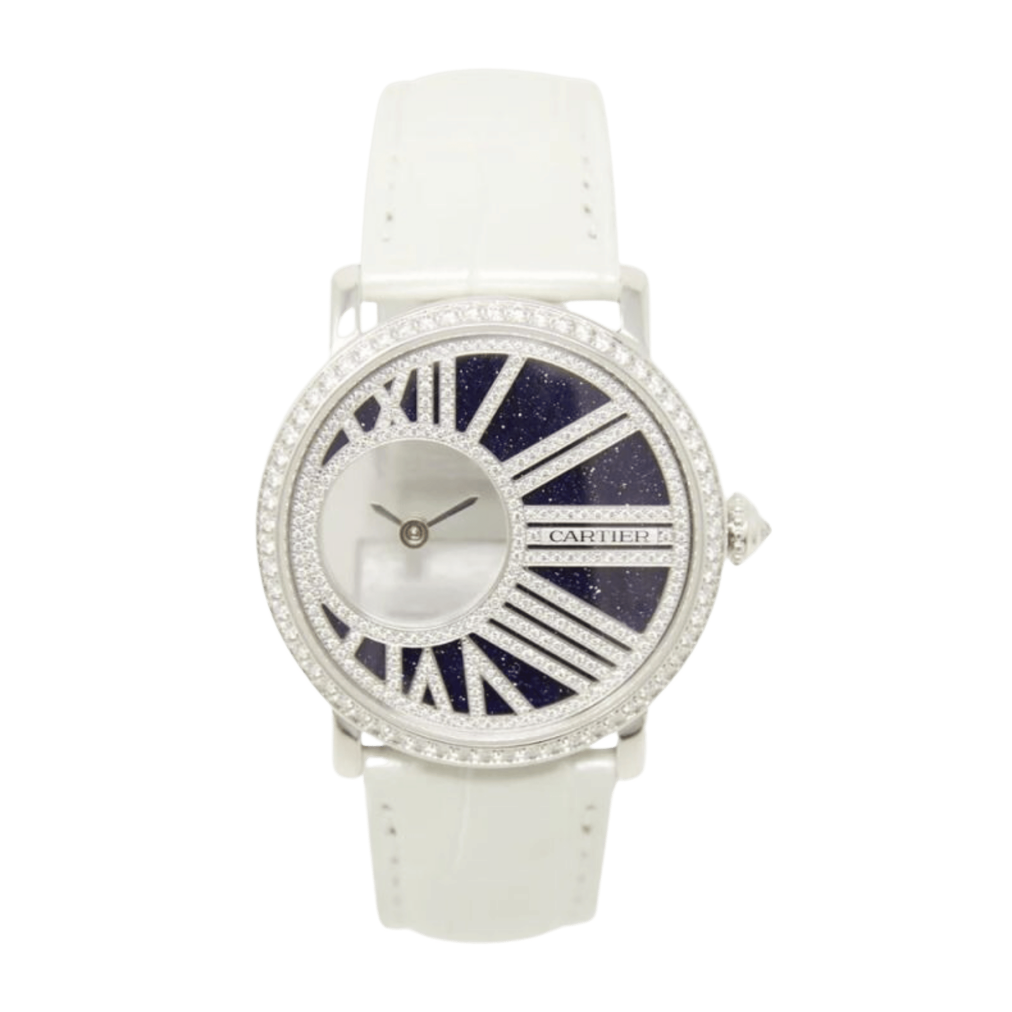 Rotonde de Cartier White Gold Diamond Aventurine Dial 35mm Product Image