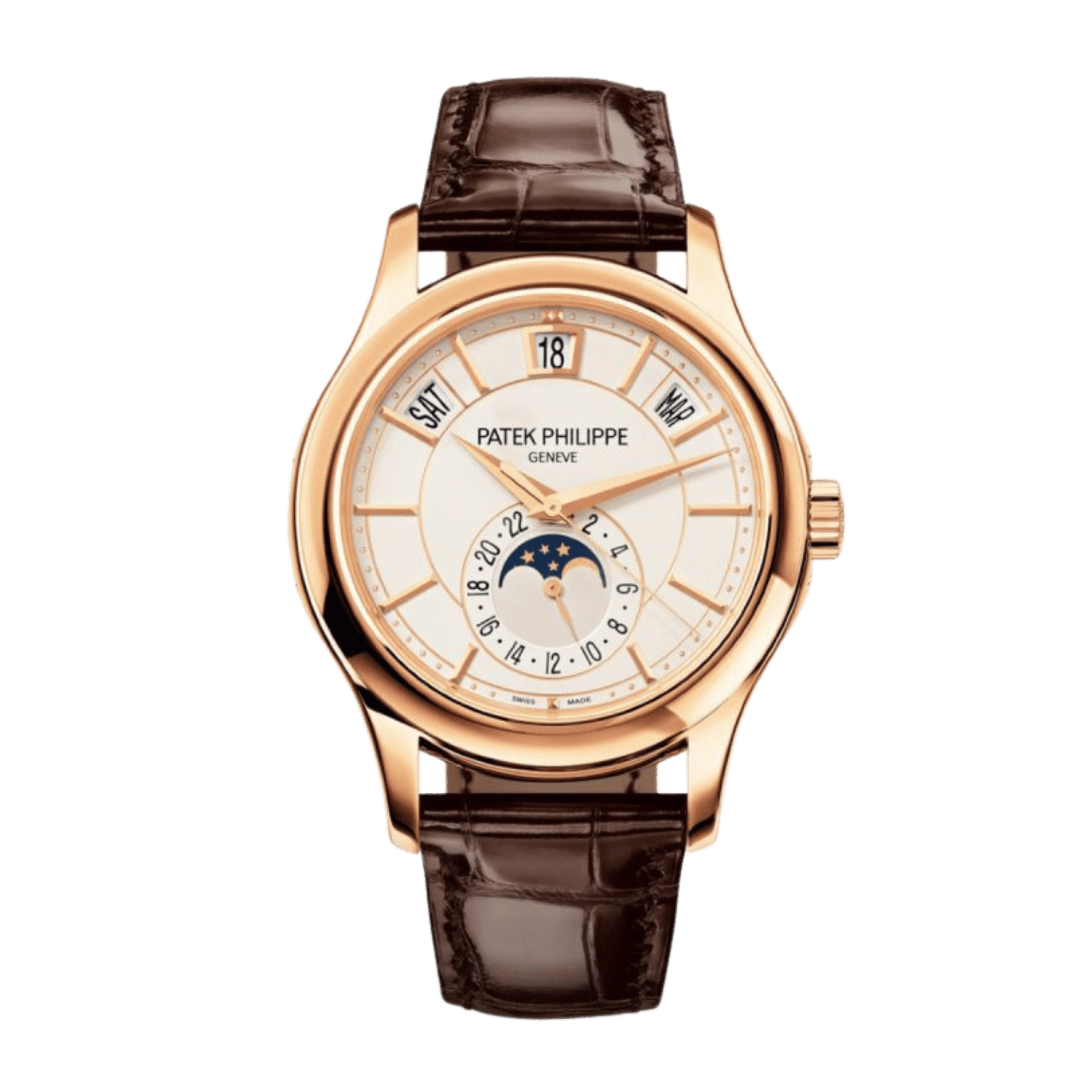 Annual Calendar Rose Gold White Dial 40mm Product Image