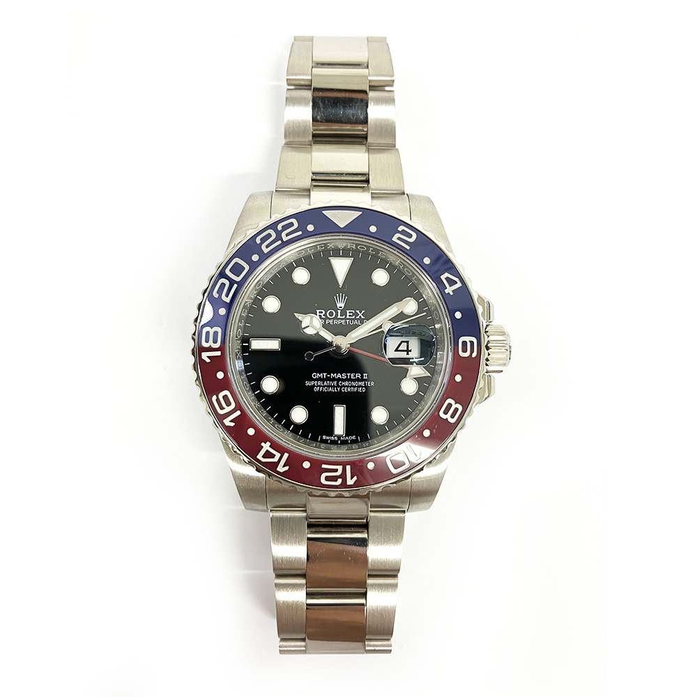 GMT-Master II White Gold Black Dial "Pepsi" 40mm Product Image 2