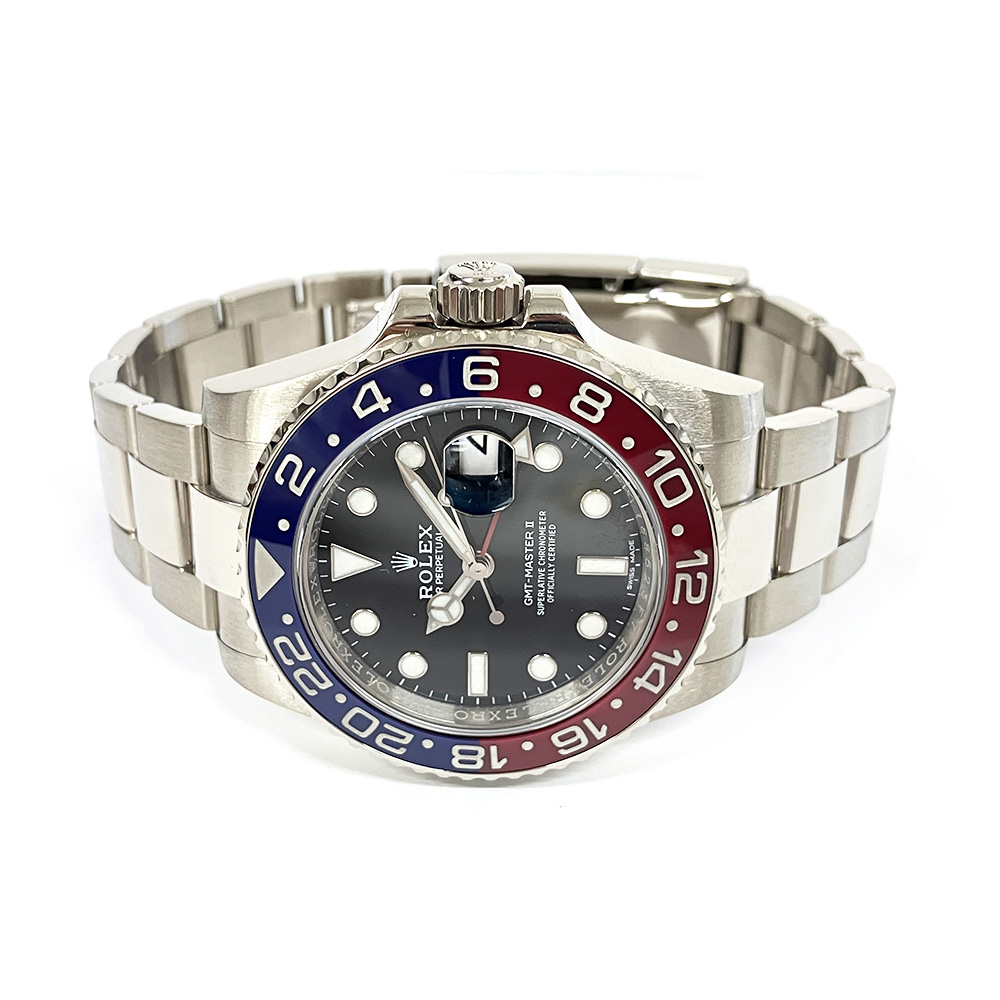 GMT-Master II White Gold Black Dial "Pepsi" 40mm Product Image 3