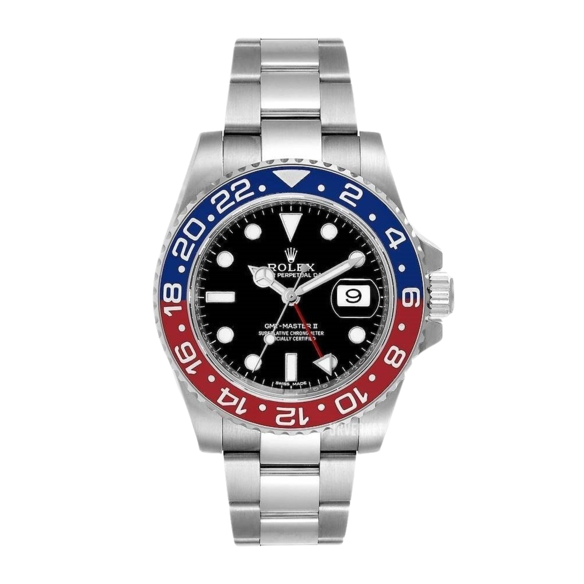 GMT-Master II White Gold Black Dial "Pepsi" 40mm Product Image 1