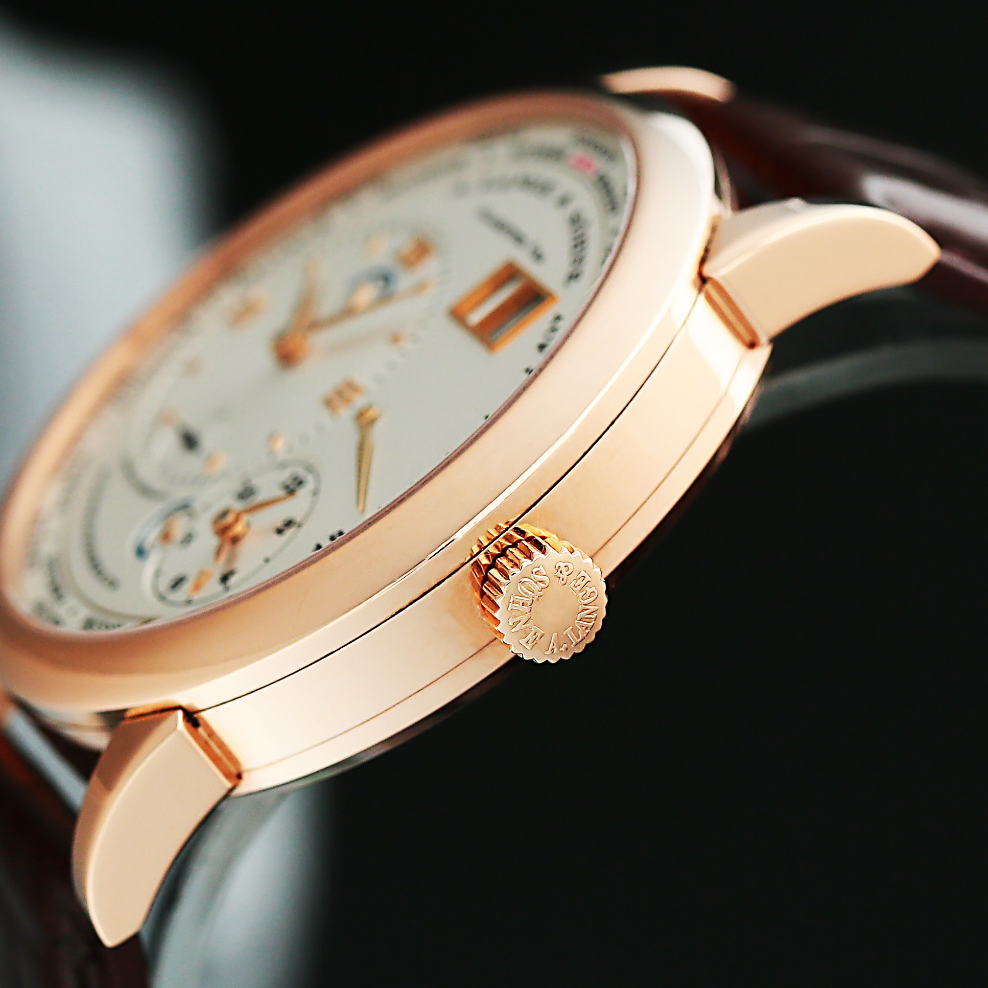Lange 1 Timezone Rose Gold Silver Dial 41mm Product Image 4