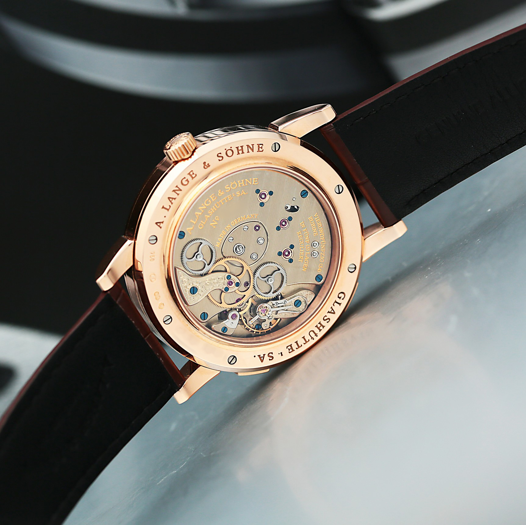 Lange 1 Timezone Rose Gold Silver Dial 41mm Product Image 6