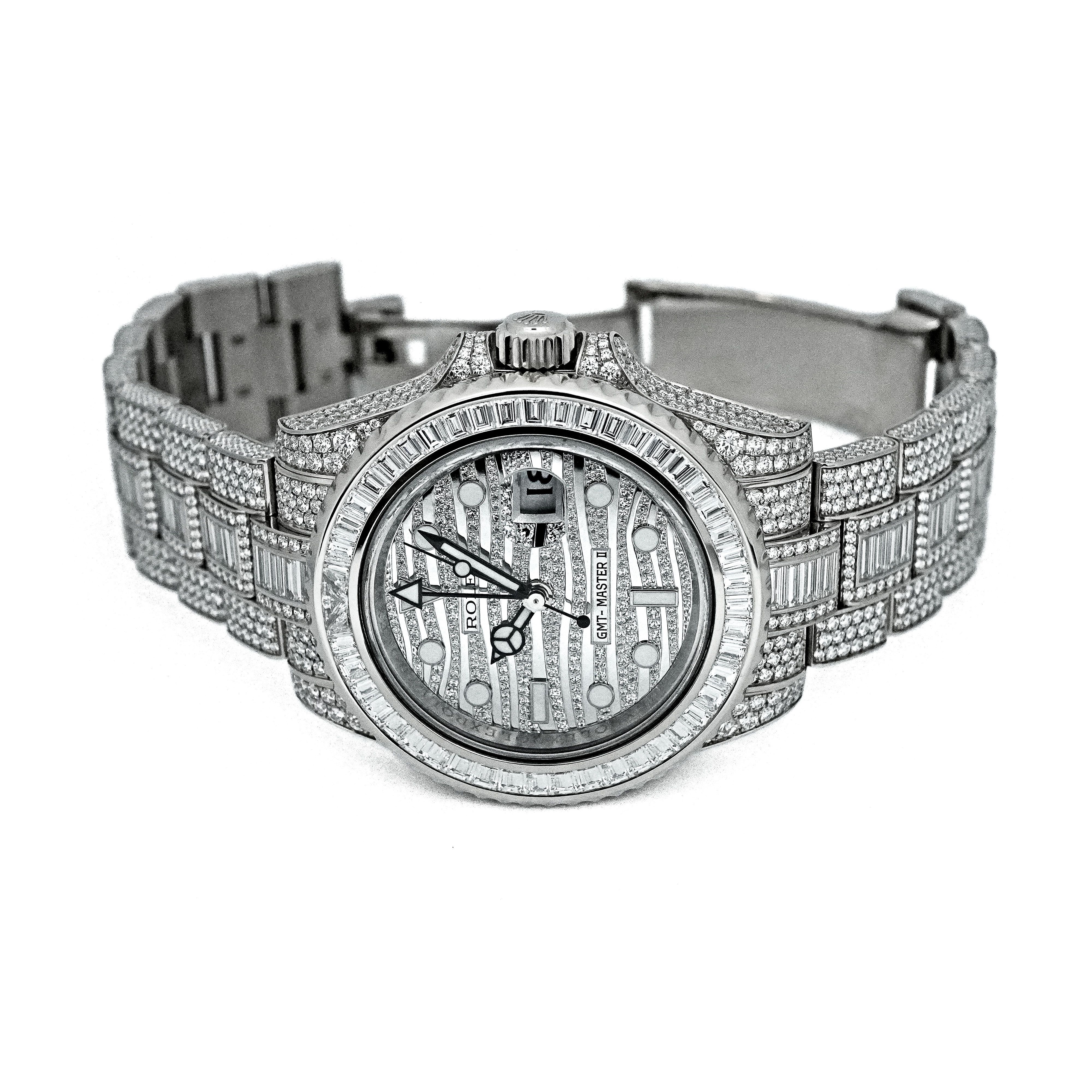 GMT-Master II White Gold Diamond Pave Dial 40mm Product Image 3