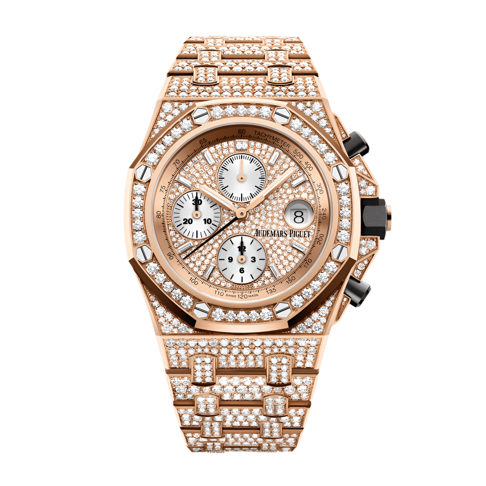 Royal Oak Offshore Rose Gold Diamond Pave Dial 42mm Product Image 1
