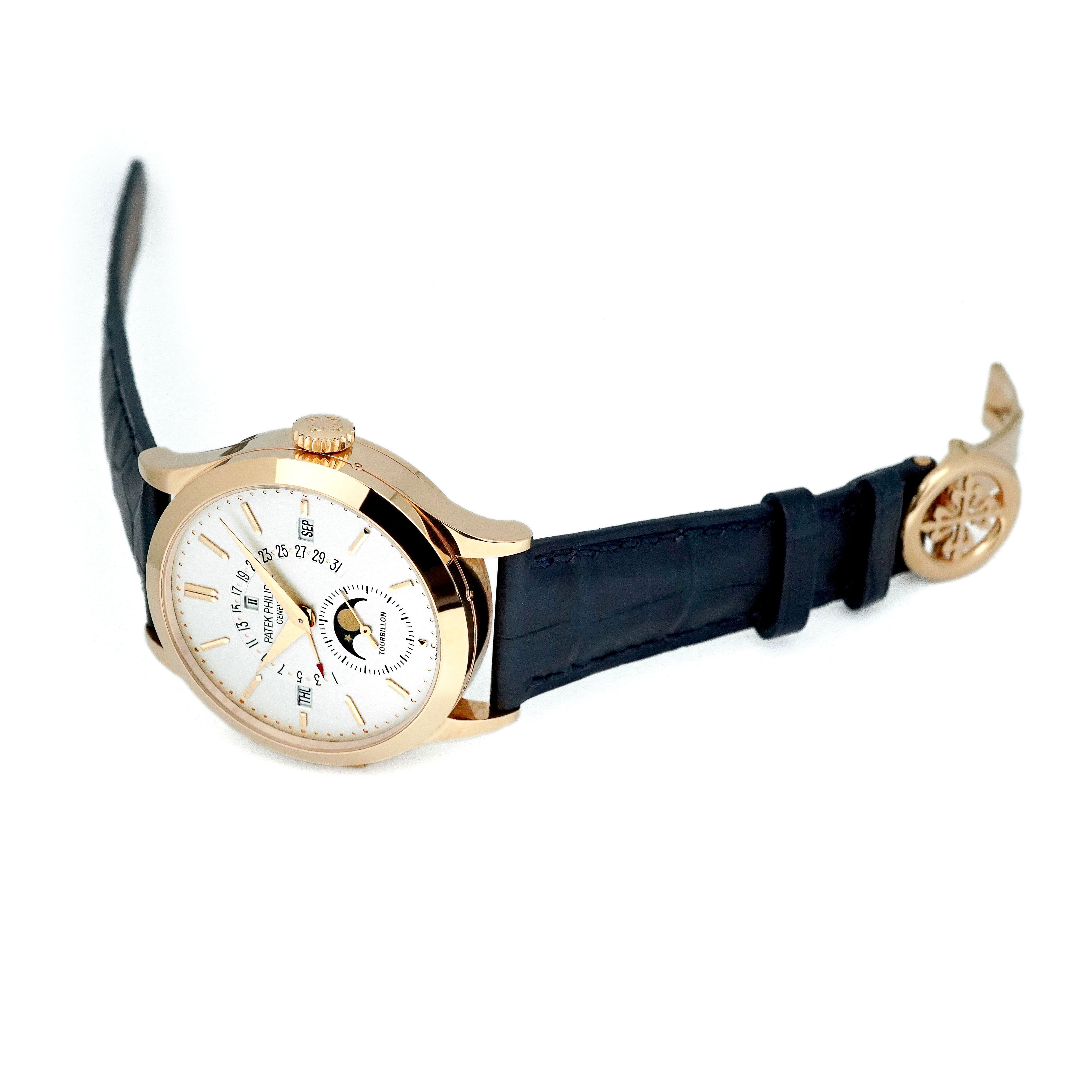 Tourbillon Minute Repeater Perpetual Calendar Rose Gold White Dial 39mm Product Image 4
