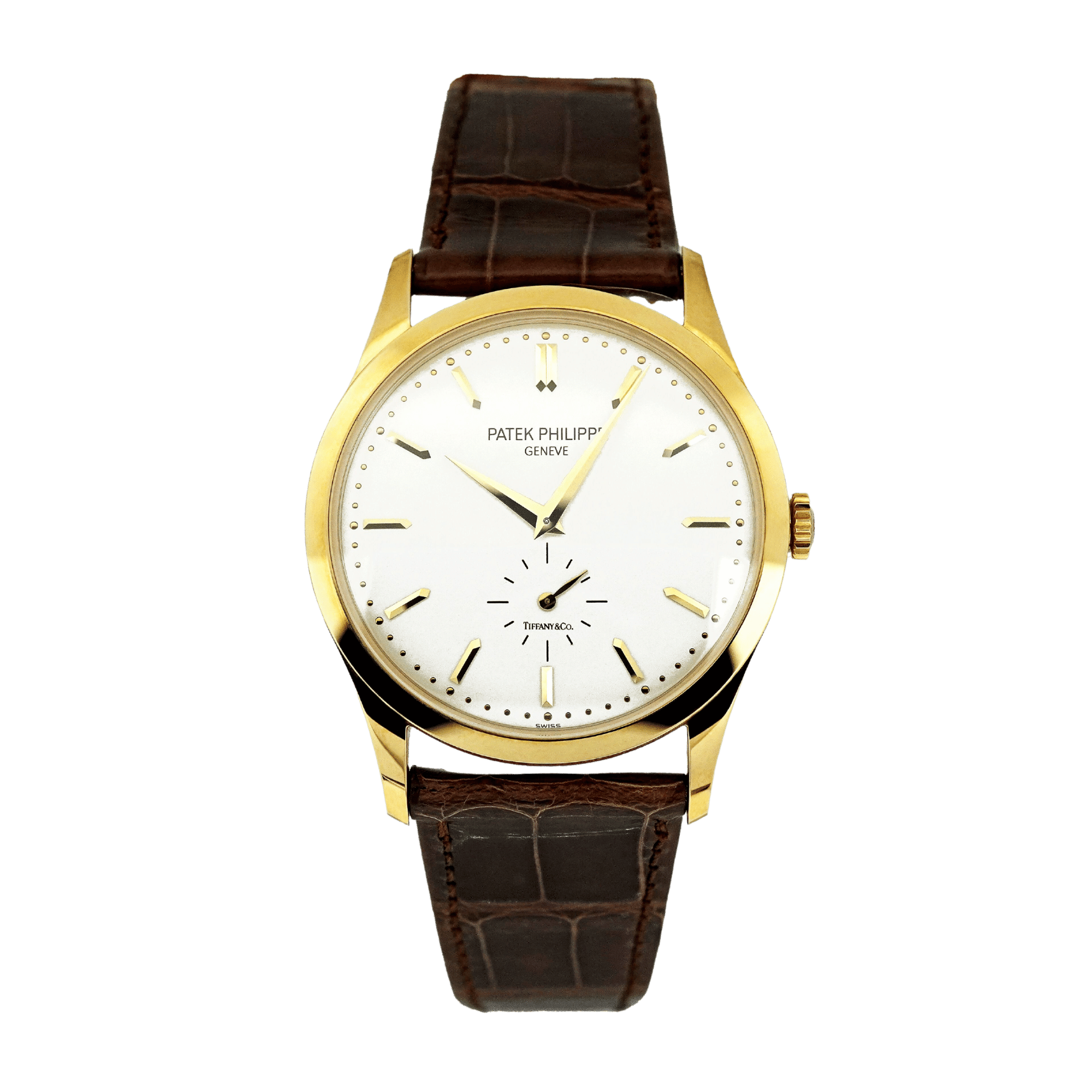Calatrava "Tiffany" Yellow Gold White Dial 37mm Product Image 1