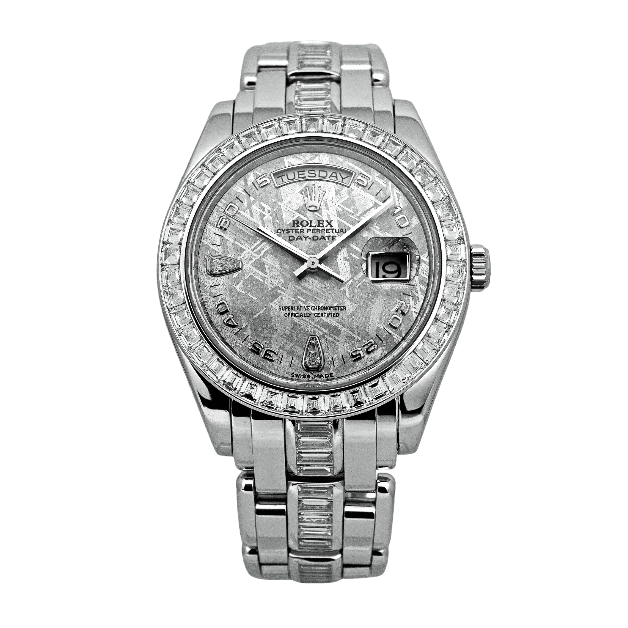 Day-Date Platinum Diamond Meteorite Dial 39mm Product Image 1