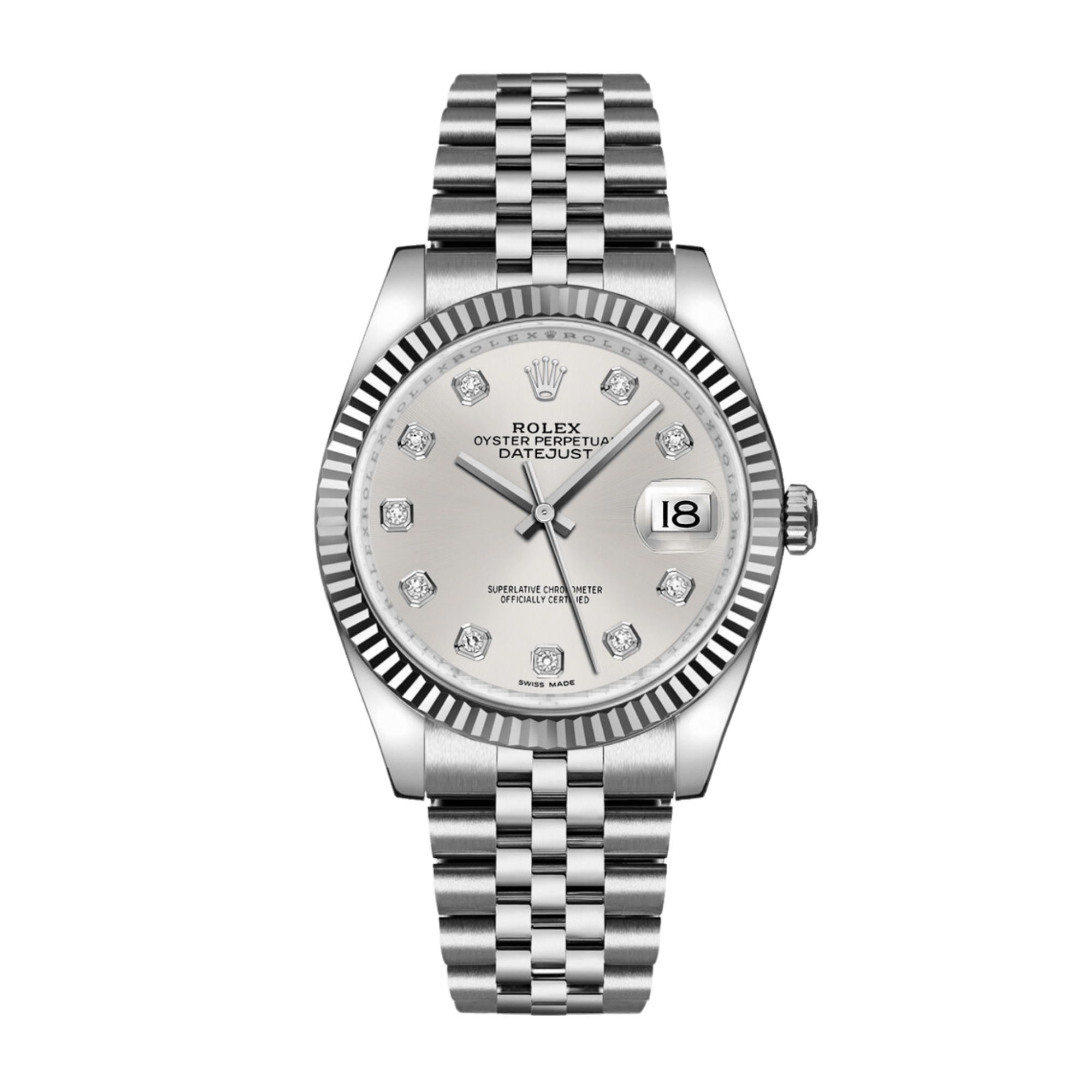 Rolex Datejust Steel Jubilee Black Dial 36mm 116234-0086