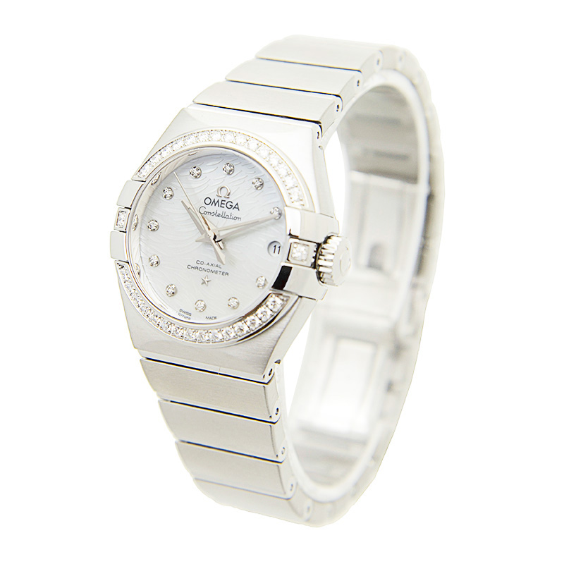 Constellation Steel Diamond Mother of Pearl Dial 27mm Product Image 3