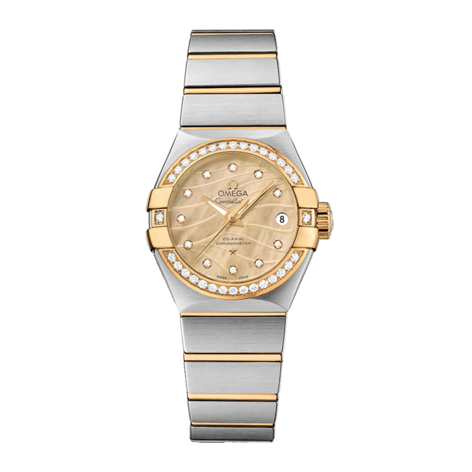 Constellation Yellow Gold & Steel Diamond Champagne Dial 27mm Product Image 1