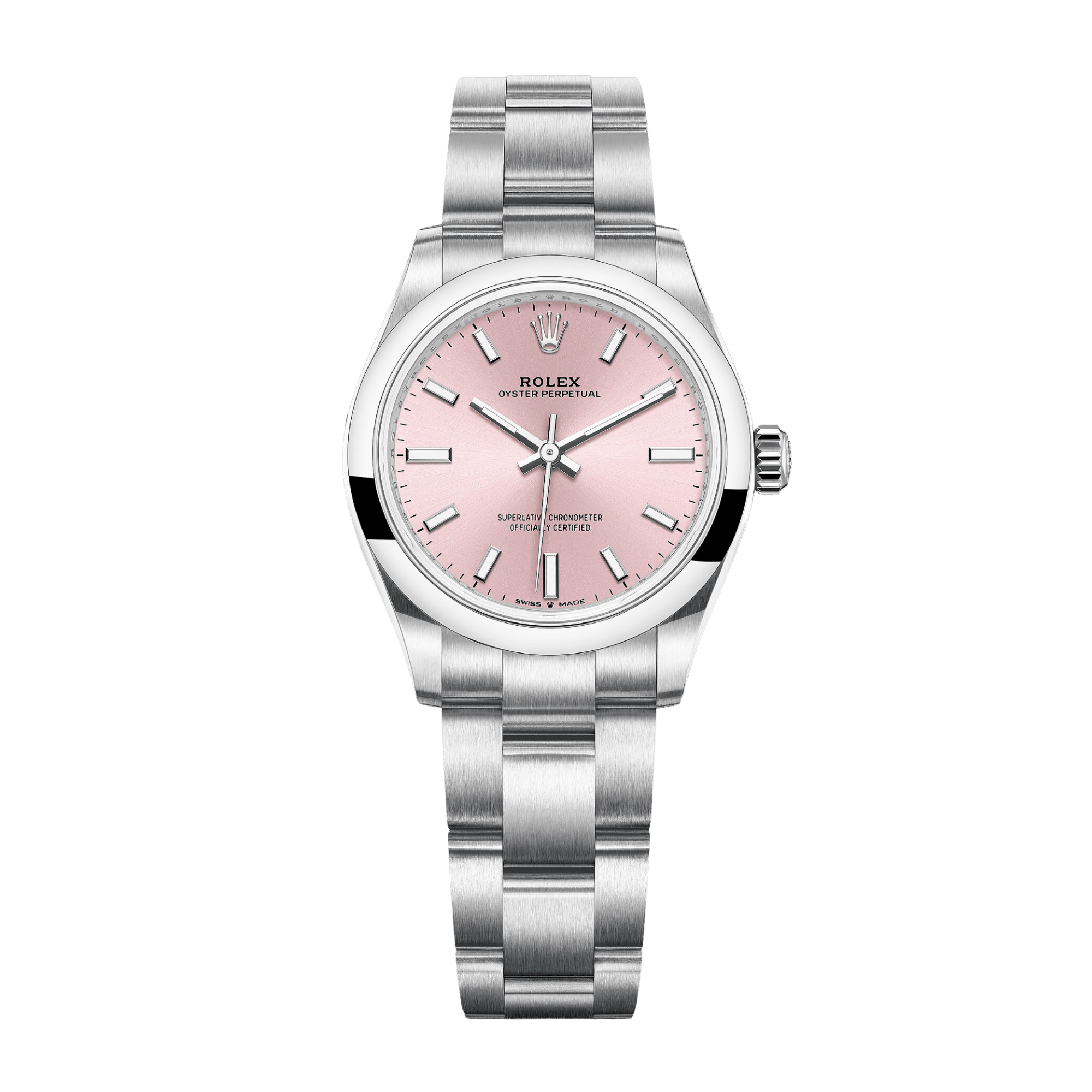 Oyster Perpetual Steel Pink Dial 31mm Product Image 1
