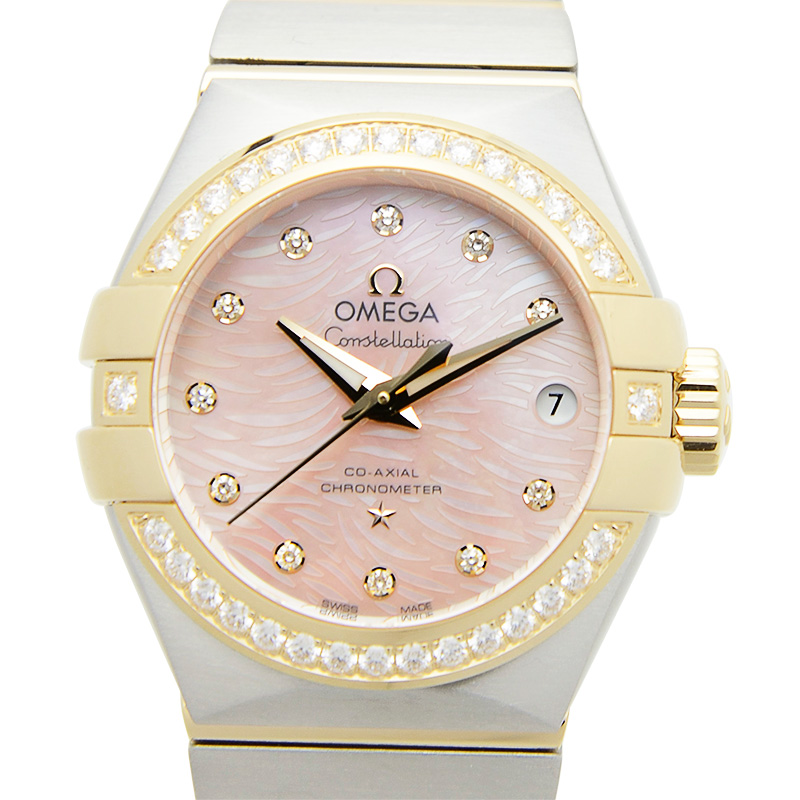 Constellation Yellow Gold & Steel Diamond Pink Dial 27mm Product Image 4