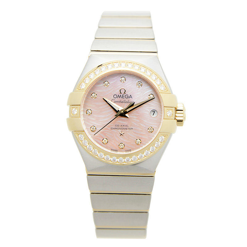 Constellation Yellow Gold & Steel Diamond Pink Dial 27mm Product Image 2