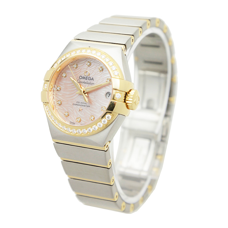Constellation Yellow Gold & Steel Diamond Pink Dial 27mm Product Image 3