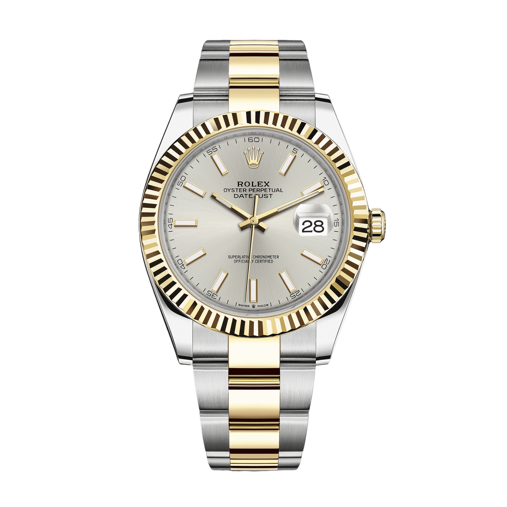 Datejust Yellow Gold & Steel Silver Dial 41mm Product Image