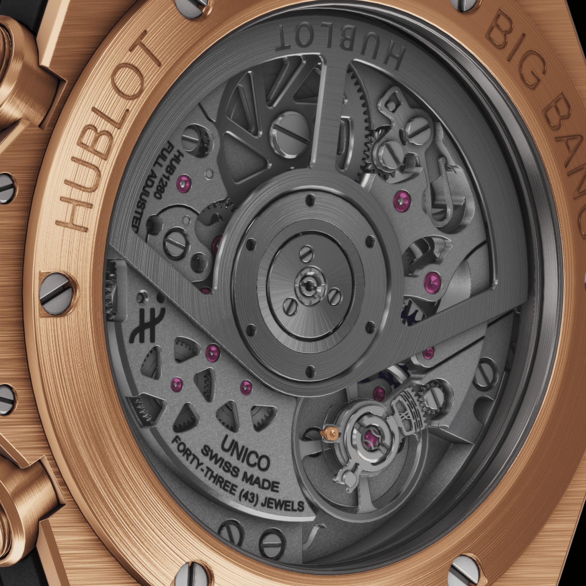 Big Bang Unico Rose Gold & Ceramic Skeleton Dial 42mm Product Image 5
