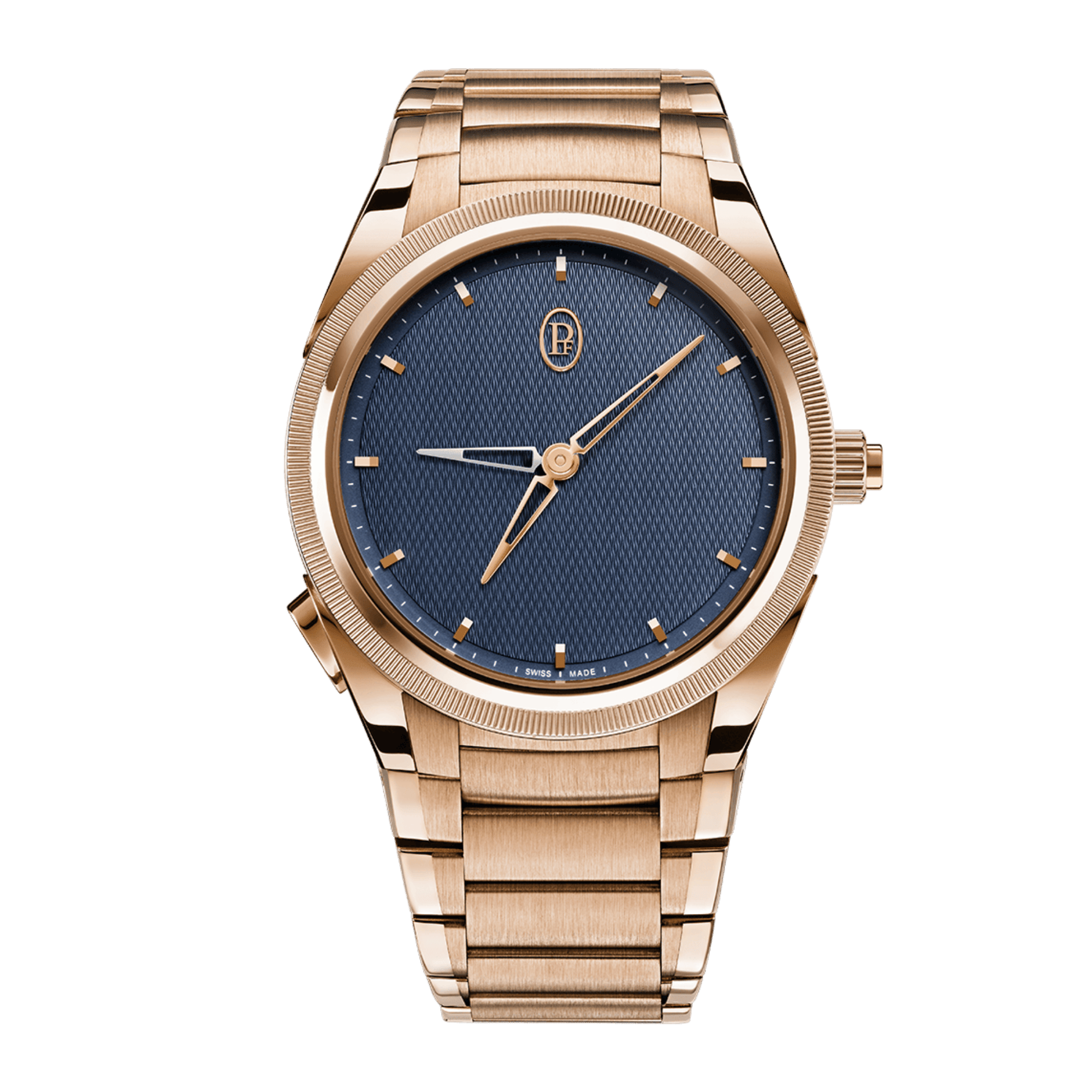 Tonda PF Gmt Rattrapante Rose Gold Blue Dial 40mm Product Image