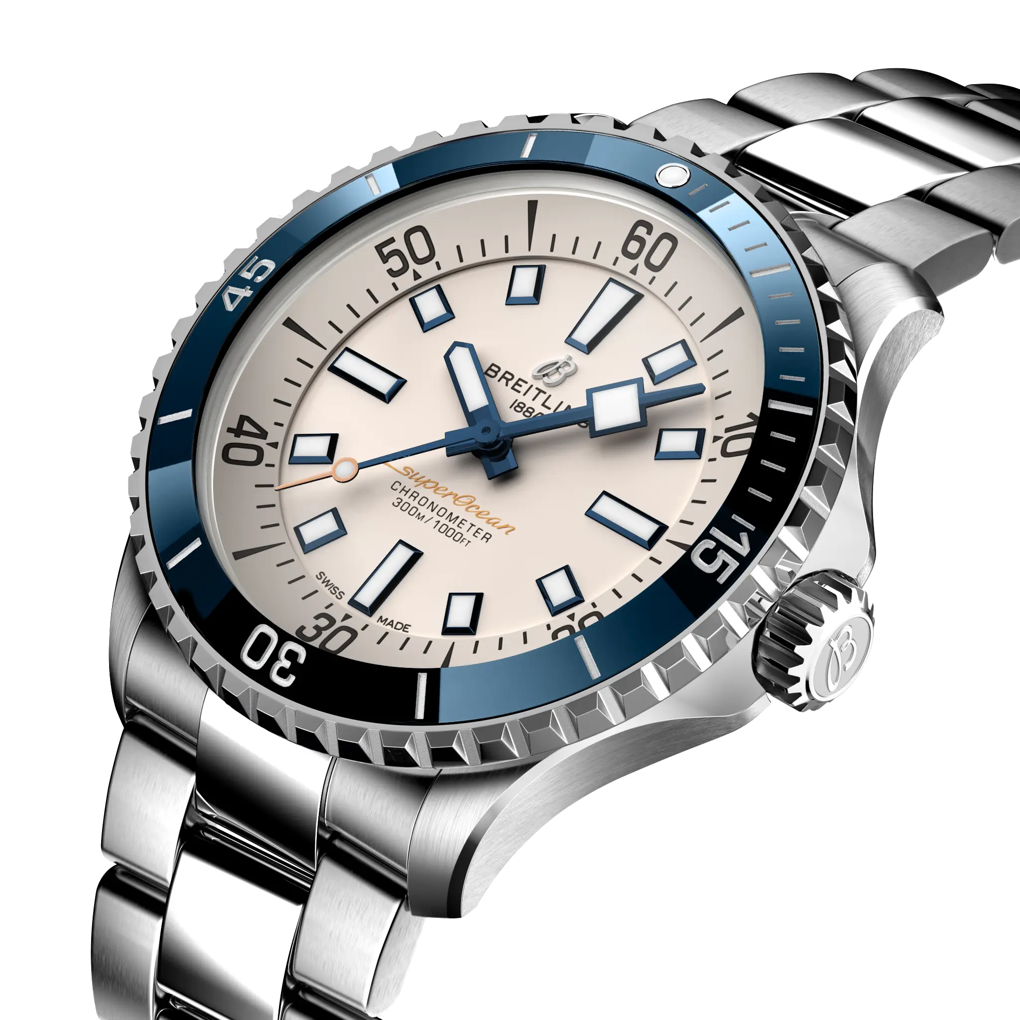 SuperOcean Steel White Dial 42mm Product Image 2