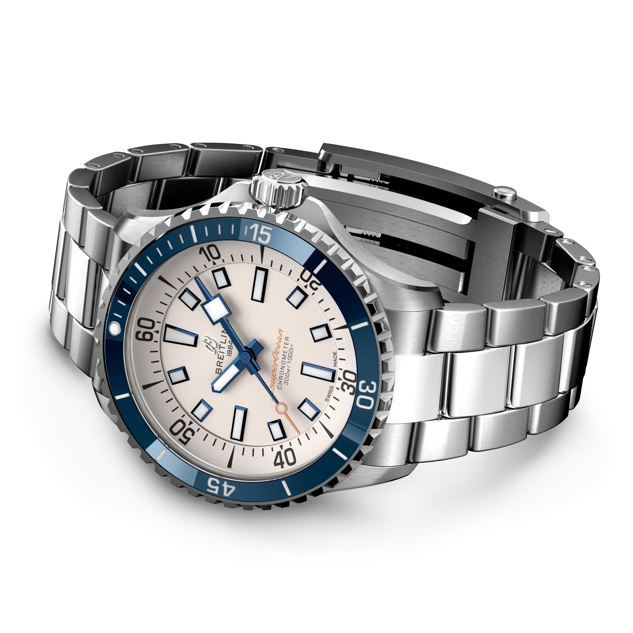 SuperOcean Steel White Dial 42mm Product Image 3