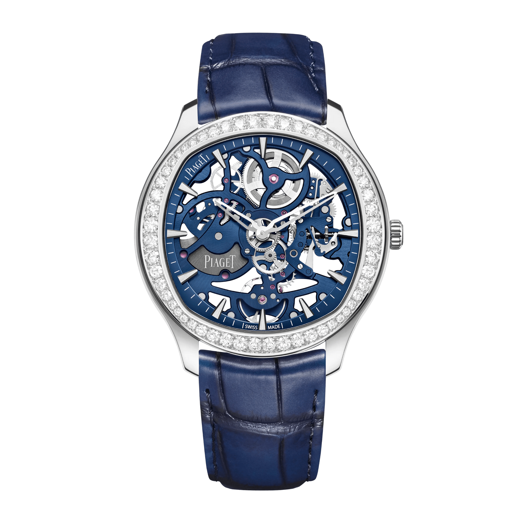 Polo White Gold Diamond Skeleton Dial 42mm Product Image 1
