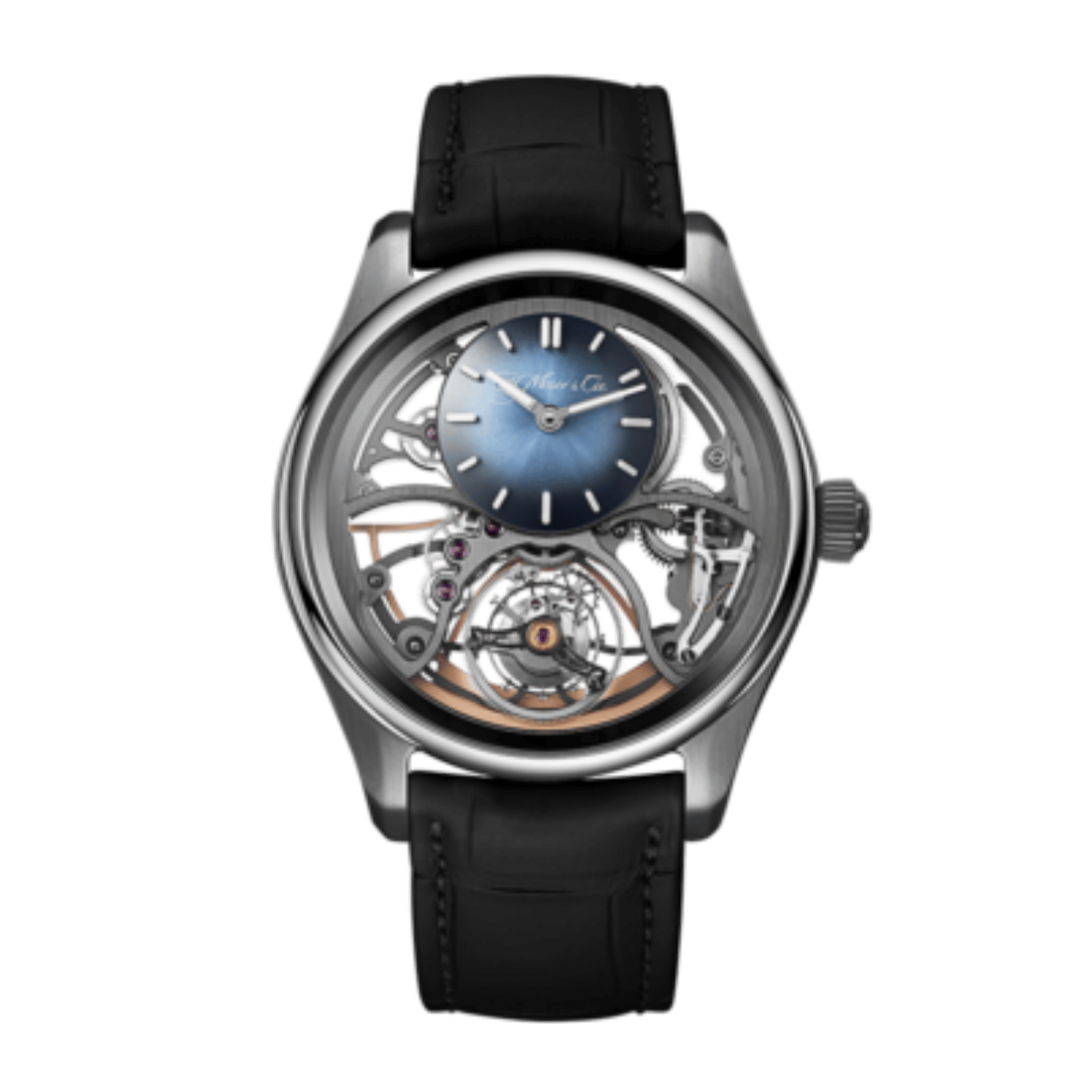 Pioneer Cylindrical Tourbillon Steel Skeleton Dial 42mm Product Image