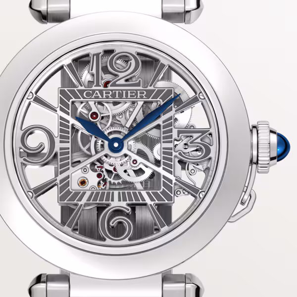 Pasha de Cartier Steel Skeleton Dial 41mm Product Image 2
