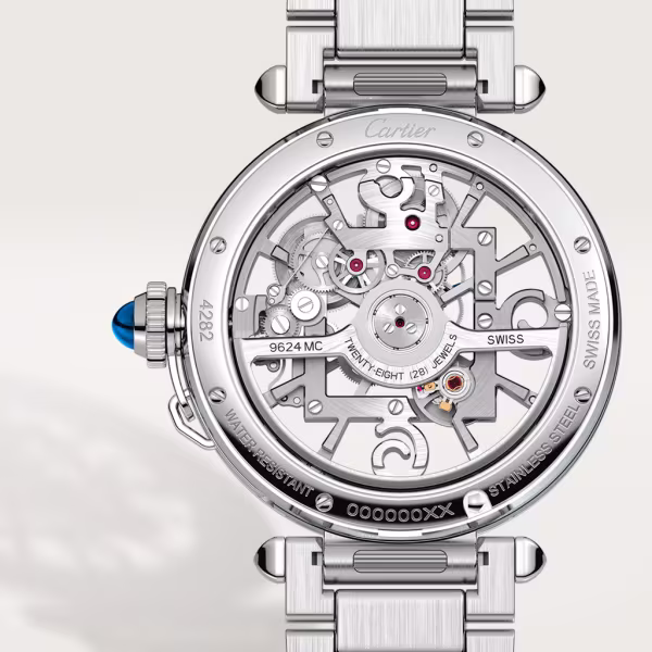 Pasha de Cartier Steel Skeleton Dial 41mm Product Image 3