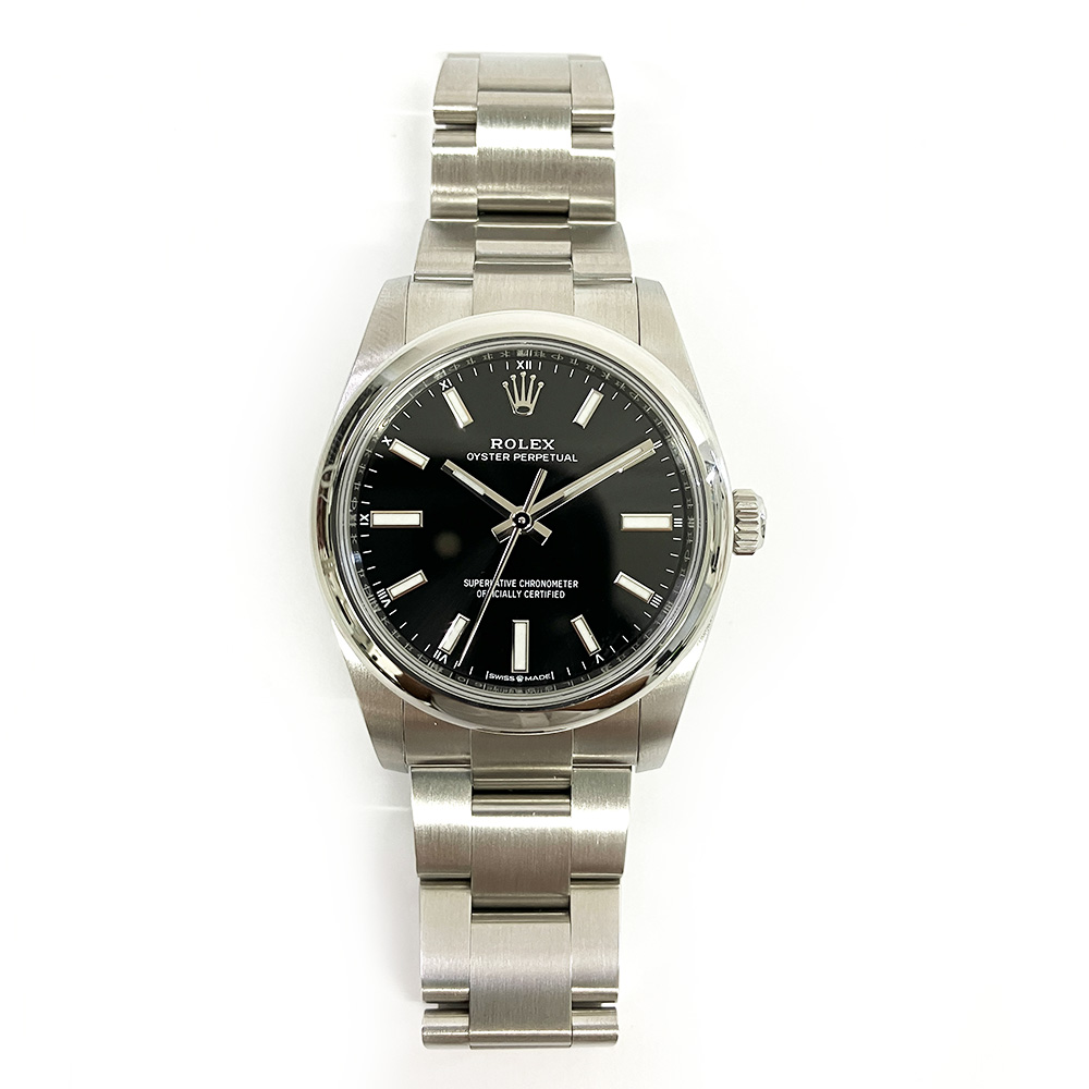 Oyster Perpetual Steel Black Dial 34mm Product Image 1