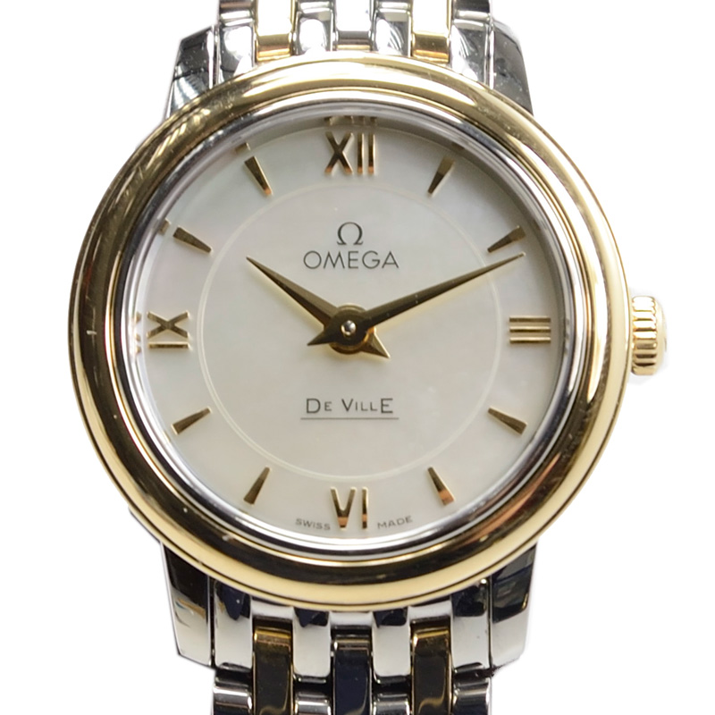 De Ville Yellow Gold & Steel White Dial 24mm Product Image 2