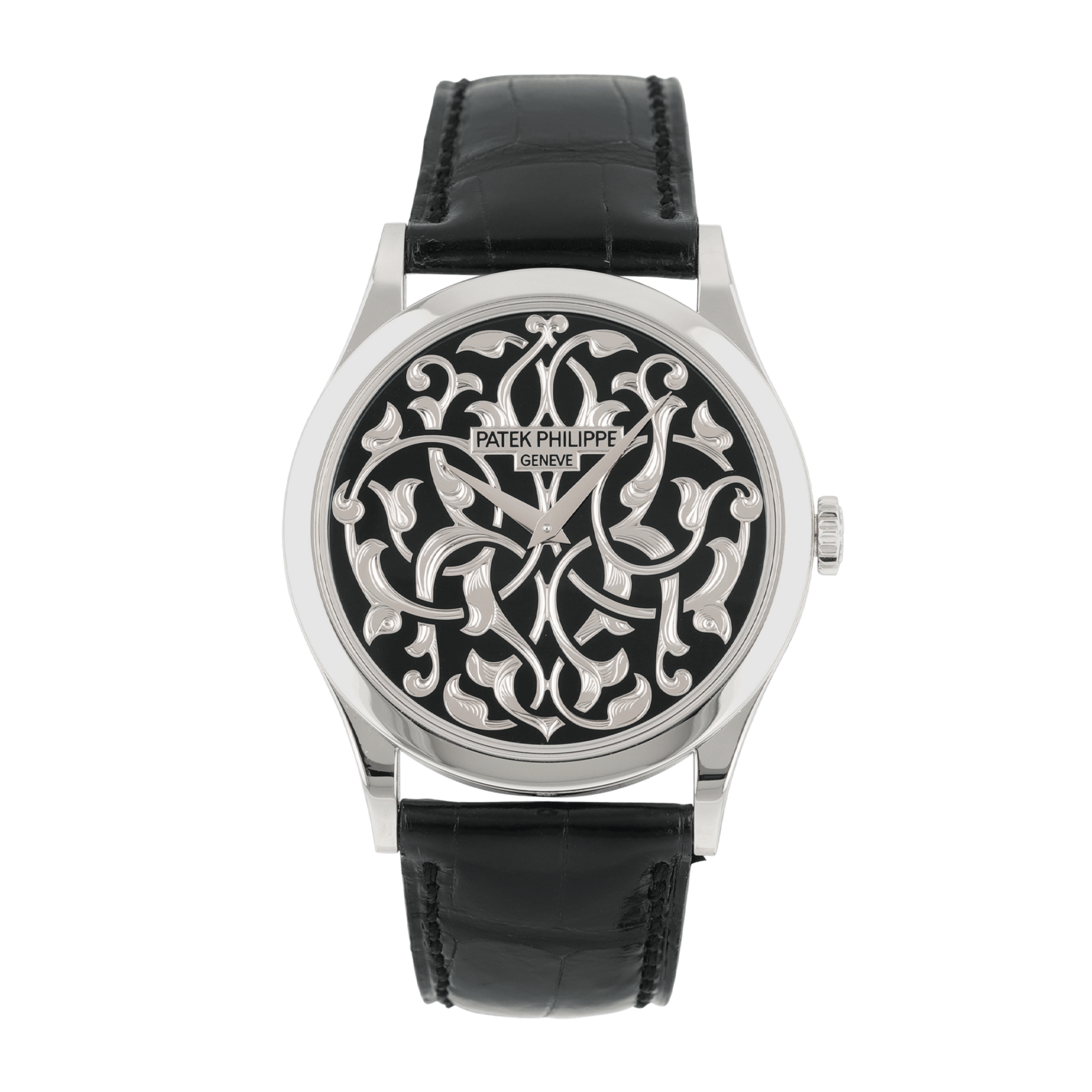 Calatrava Volutes and Arabesques Platinum 38mm Product Image 1