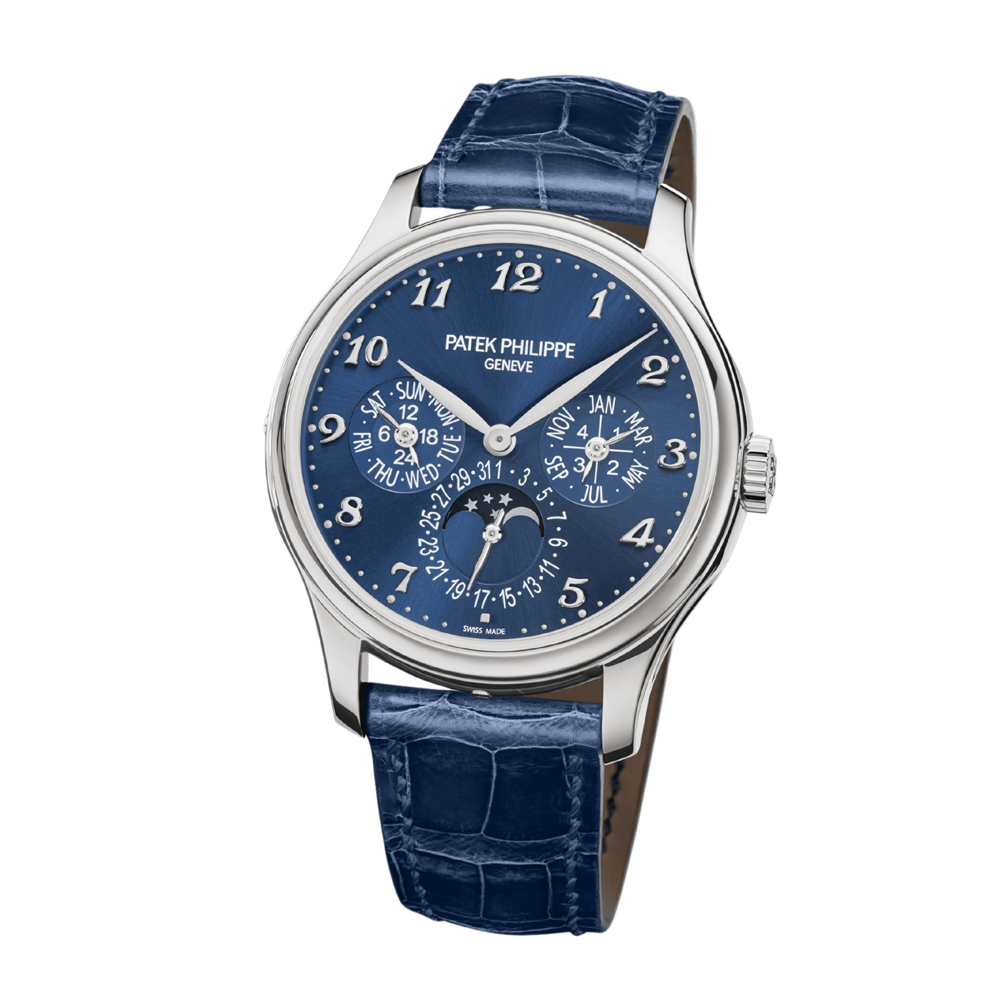 Perpetual Calendar White Gold Blue Dial 39mm Product Image 2