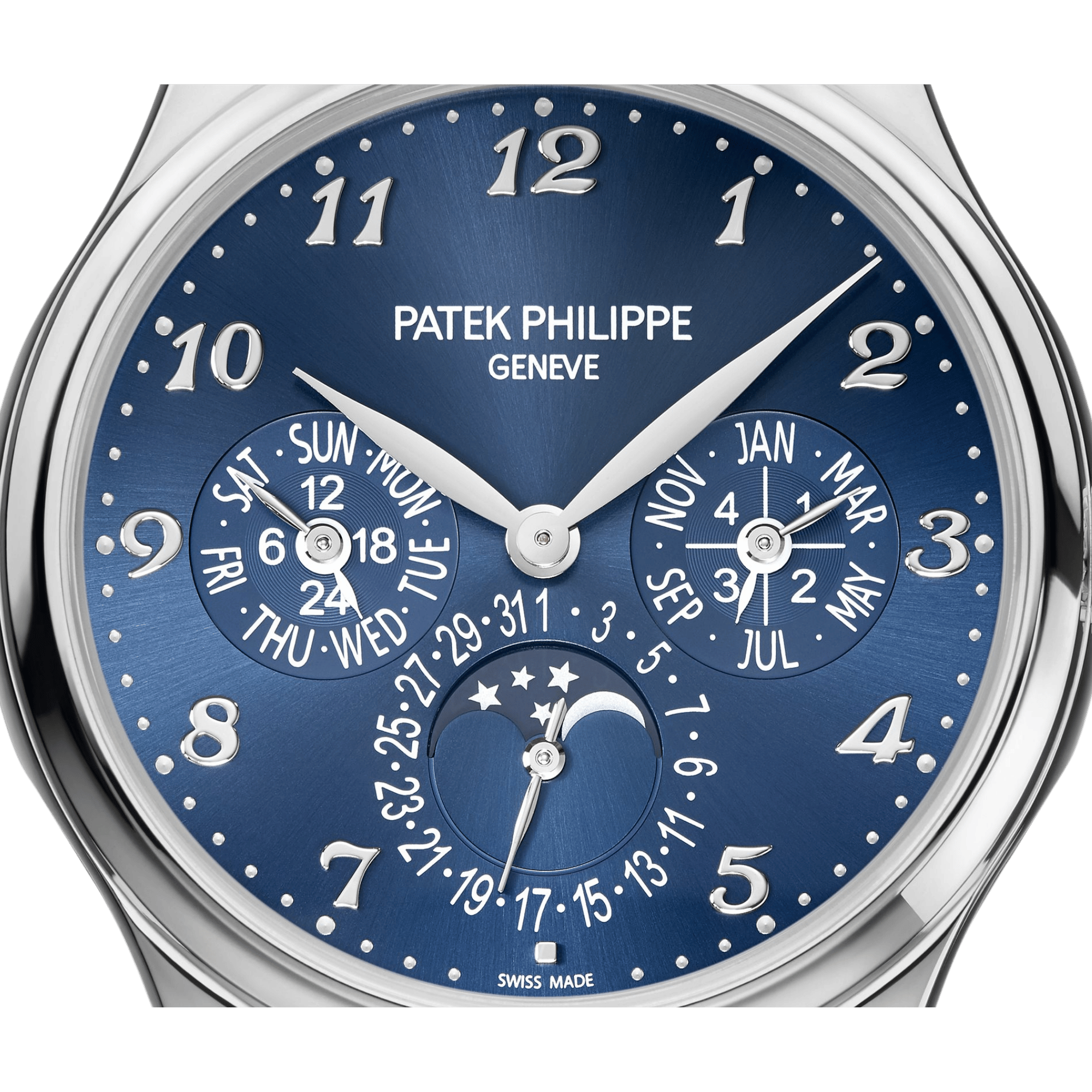 Perpetual Calendar White Gold Blue Dial 39mm Product Image 3