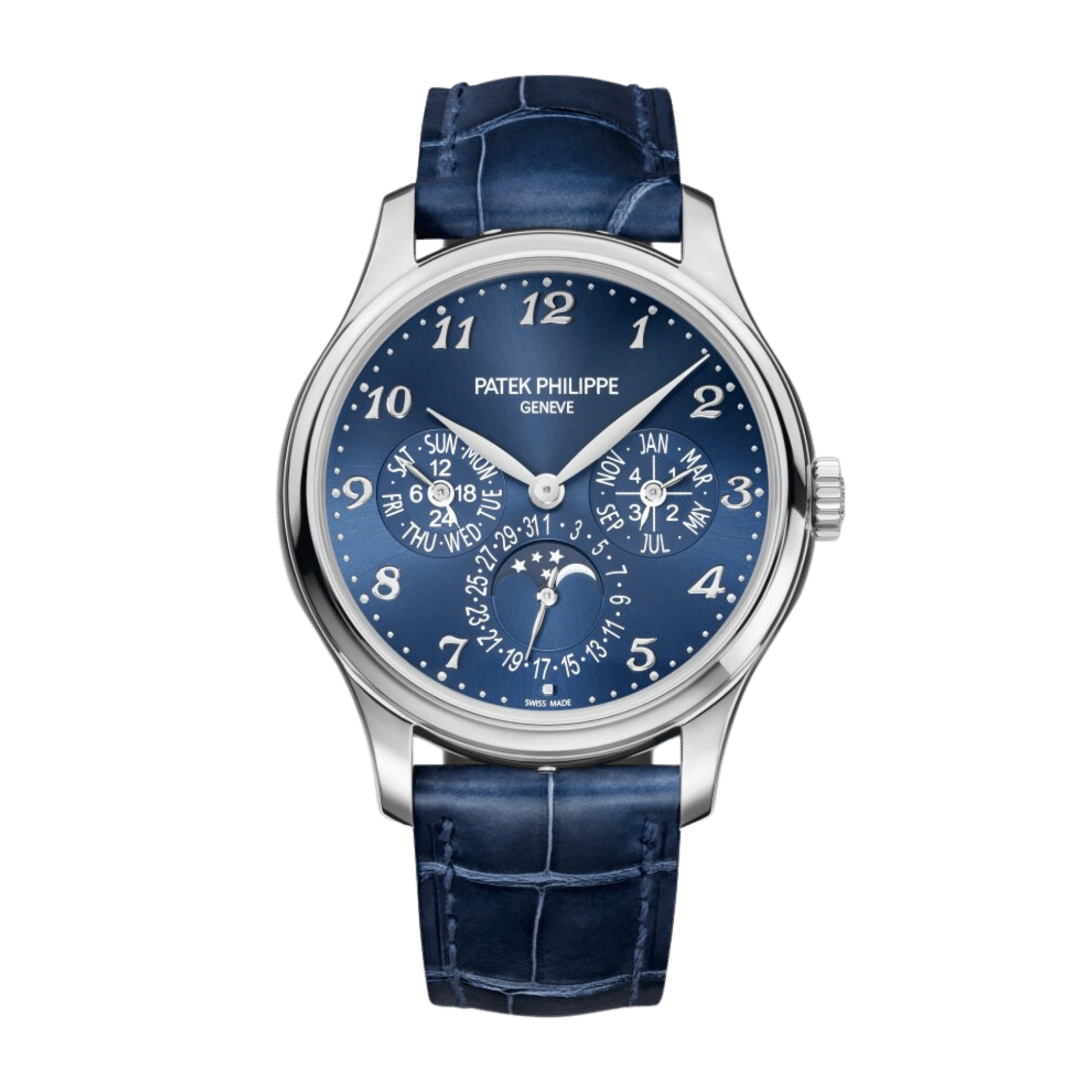 Perpetual Calendar White Gold Blue Dial 39mm Product Image 1