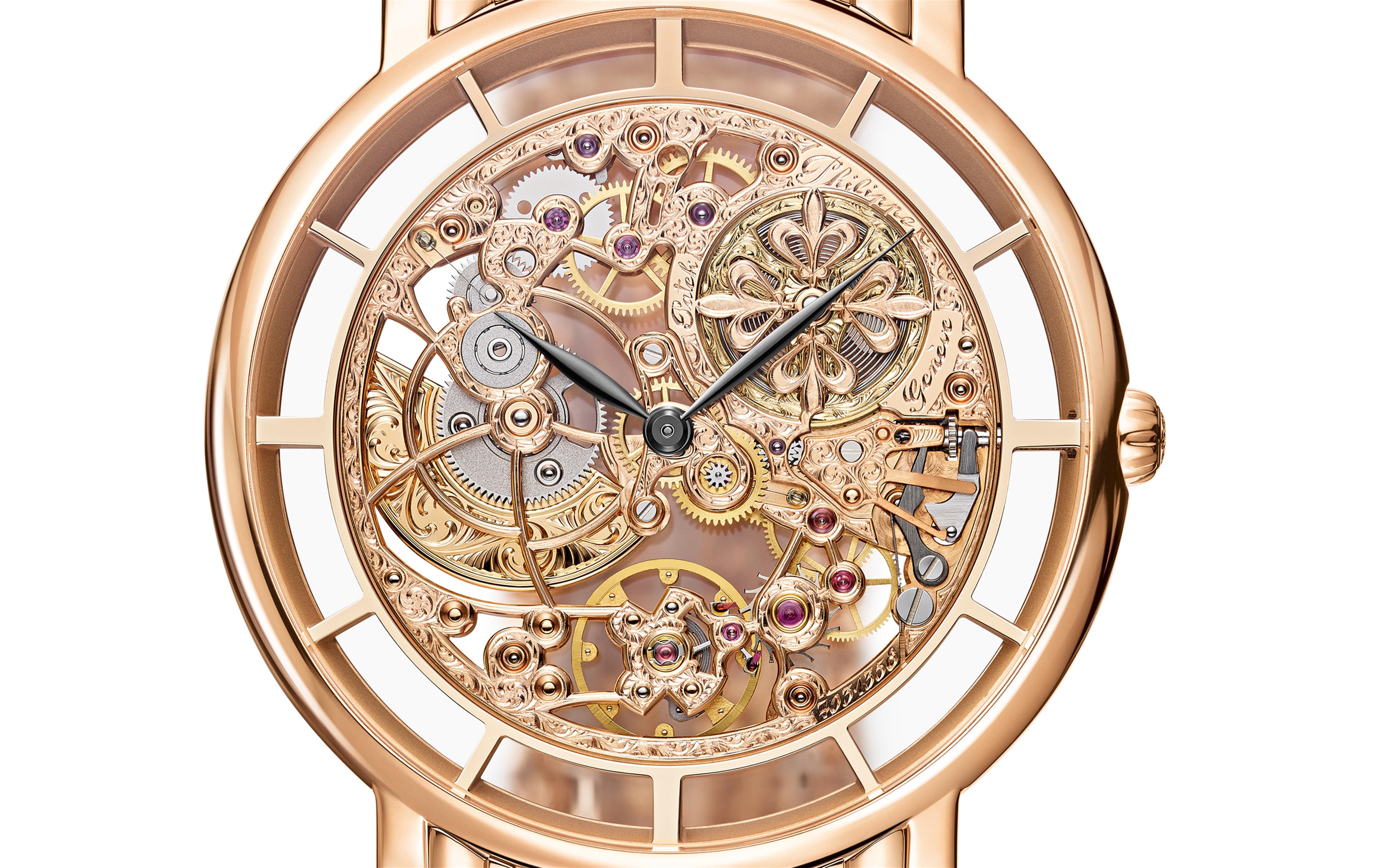 Calatava Rose Gold Skeleton Dial 39mm Product Image 3