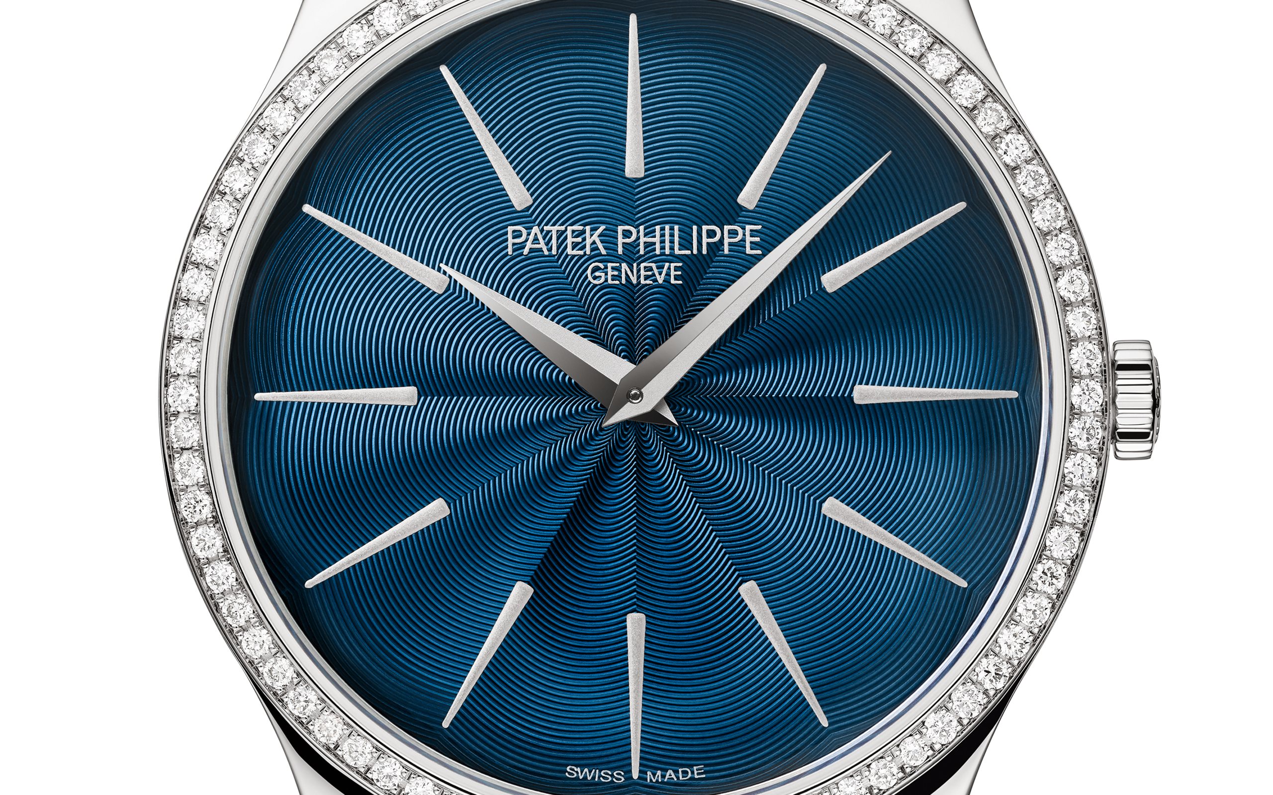 Calatrava White Gold Diamond Blue Dial 35mm Product Image 2