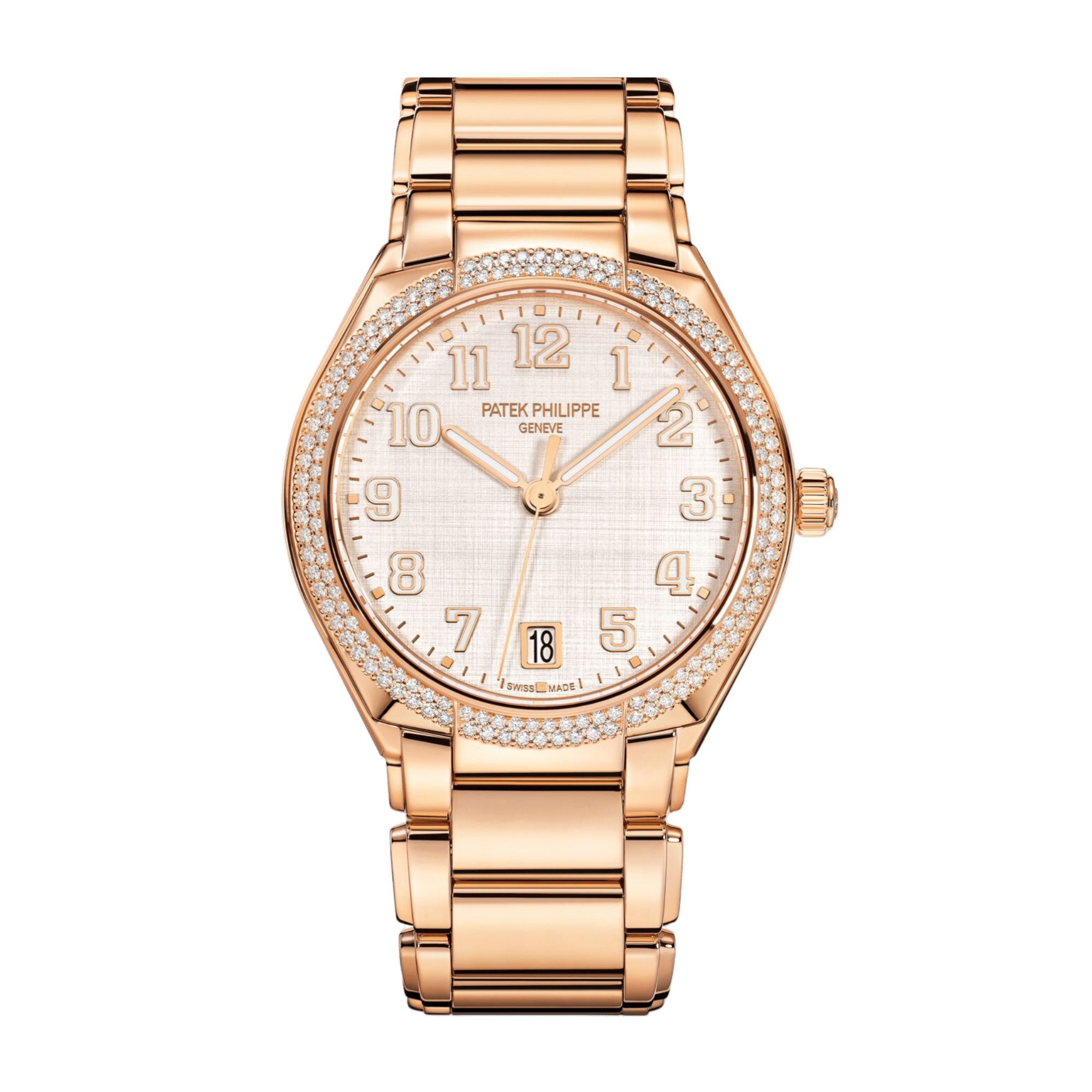 Twenty~4 Rose Gold Diamond Shantung Silk Dial 36mm Product Image