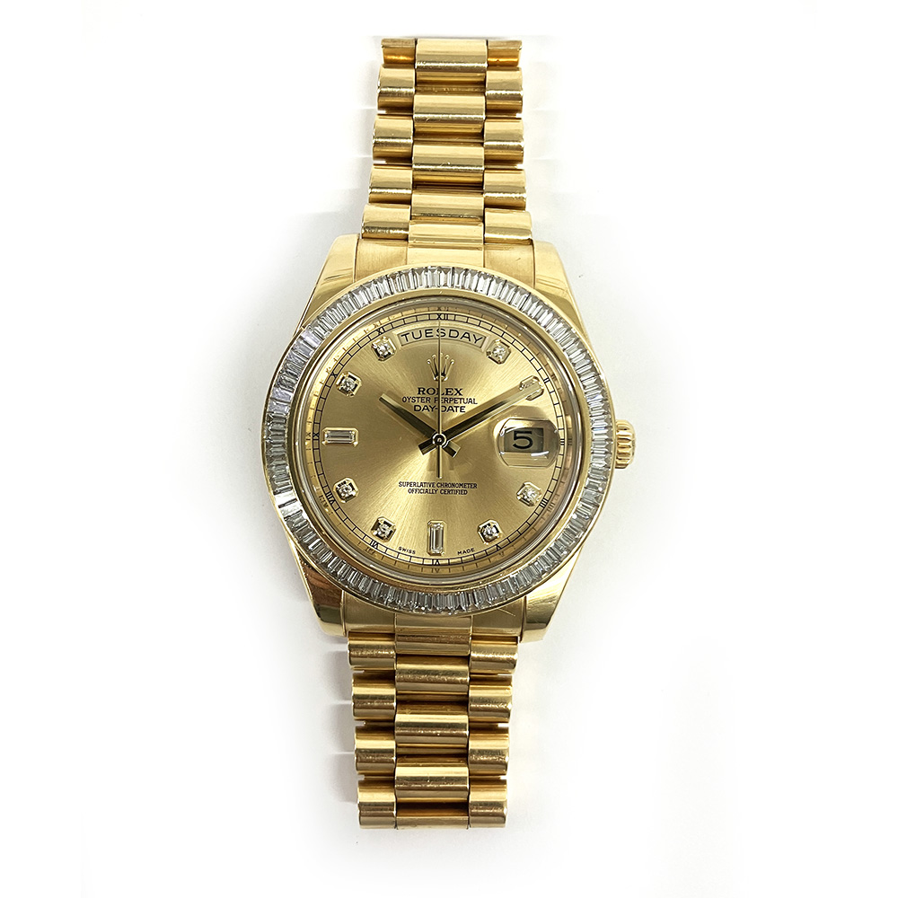 Day-Date Yellow Gold Diamond Champagne Dial 41mm Product Image 1
