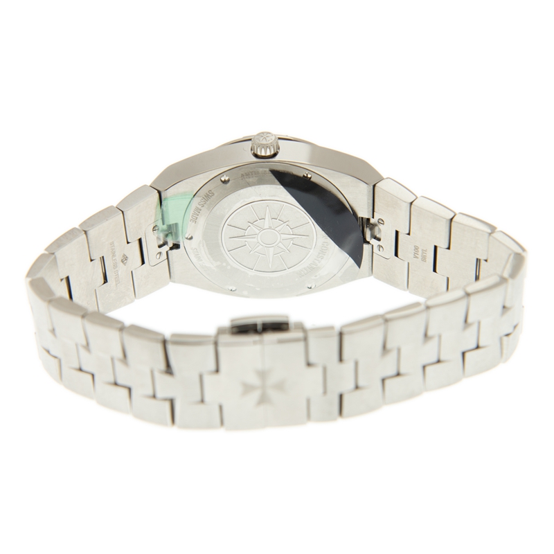 Overseas Quartz Steel Diamond Black Dial 33mm Product Image 4