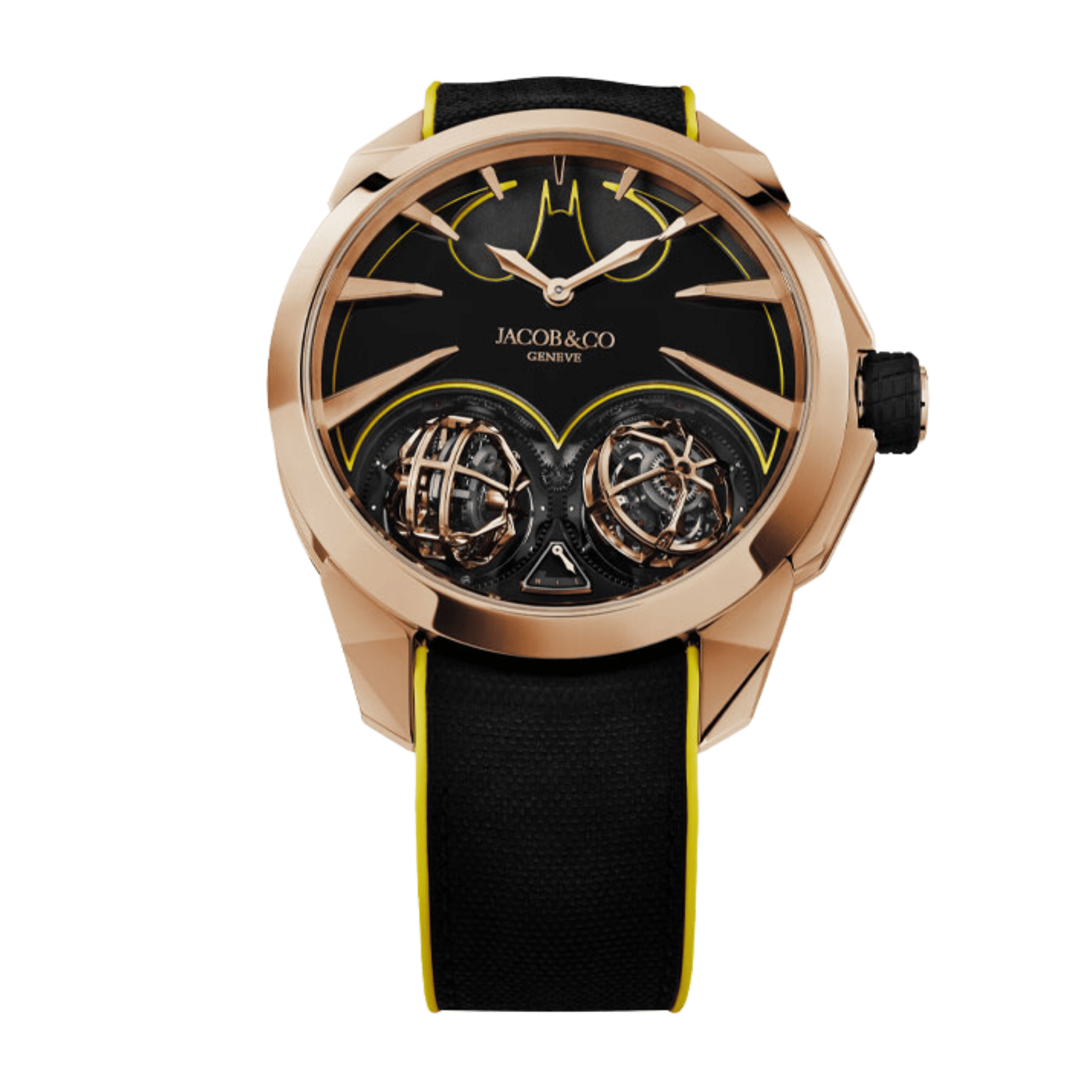 Gotham City Double Flying Triple Axis Tourbillon Rose Gold Black Dial 46mm Product Image 1