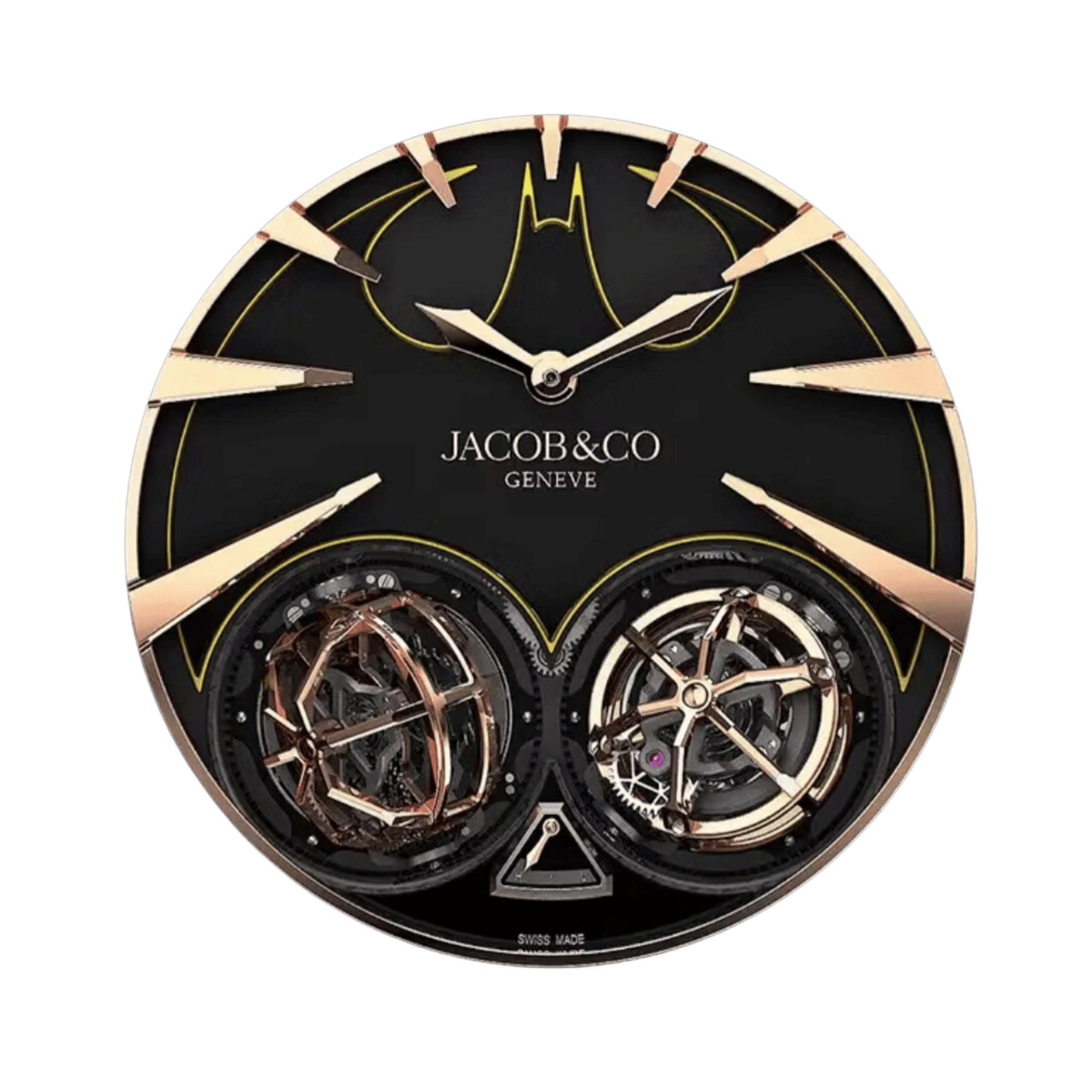 Gotham City Double Flying Triple Axis Tourbillon Rose Gold Black Dial 46mm Product Image 4