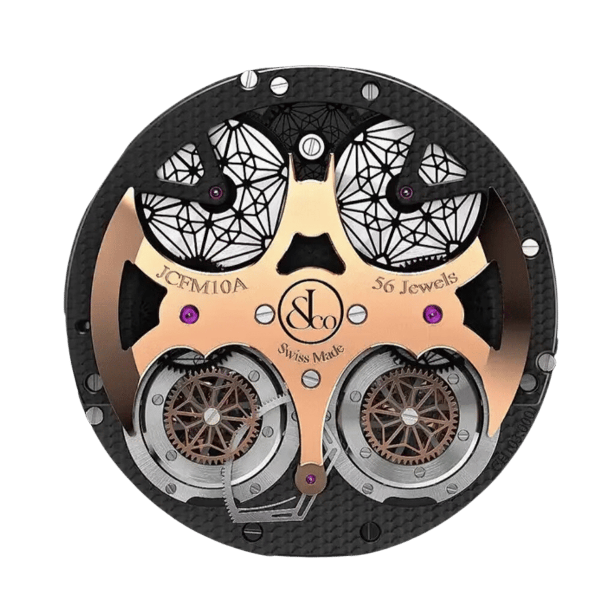 Gotham City Double Flying Triple Axis Tourbillon Rose Gold Black Dial 46mm Product Image 5