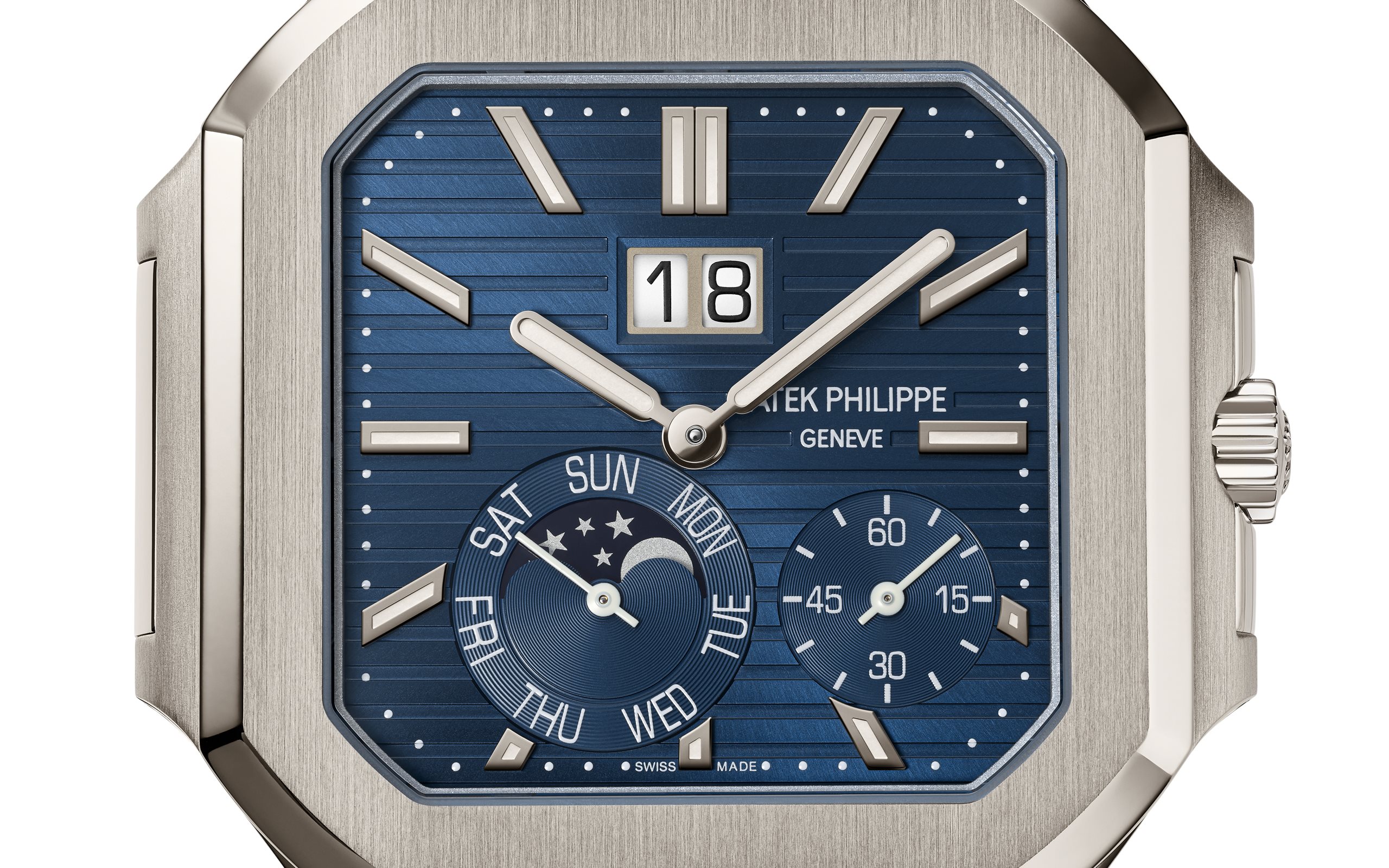 Cubitus Instantaneous Grand Date Platinum Blue Dial 45mm Product Image 3