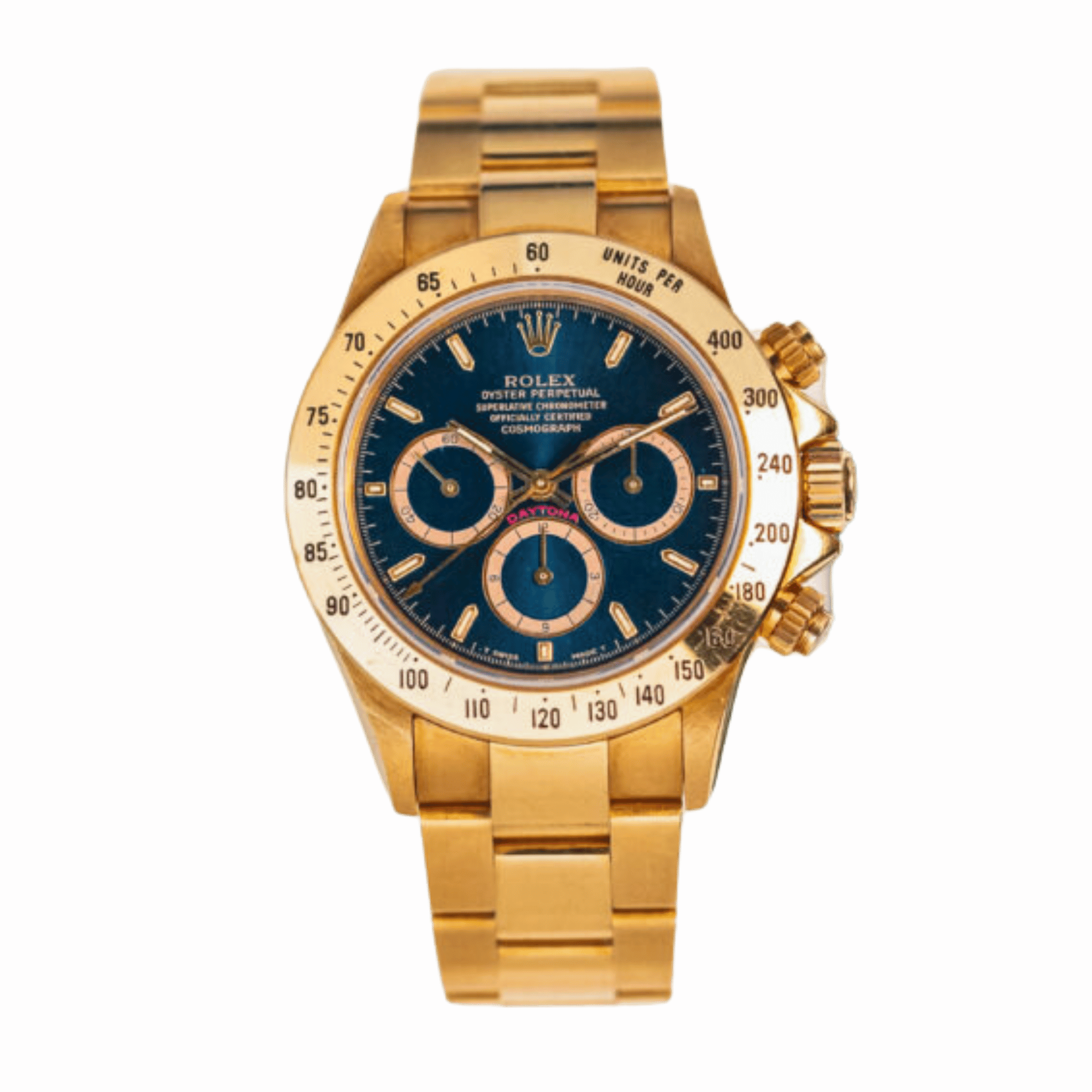 Daytona "Chairman" Yellow Gold Blue Dial 40mm Product Image 1