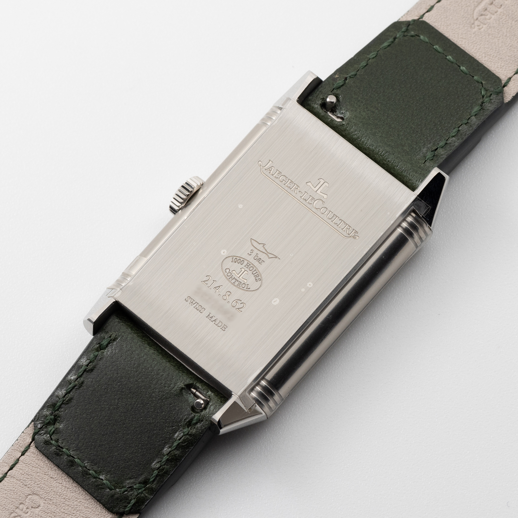 Reverso Tribute Monoface Steel Green Dial 27mm Product Image 4